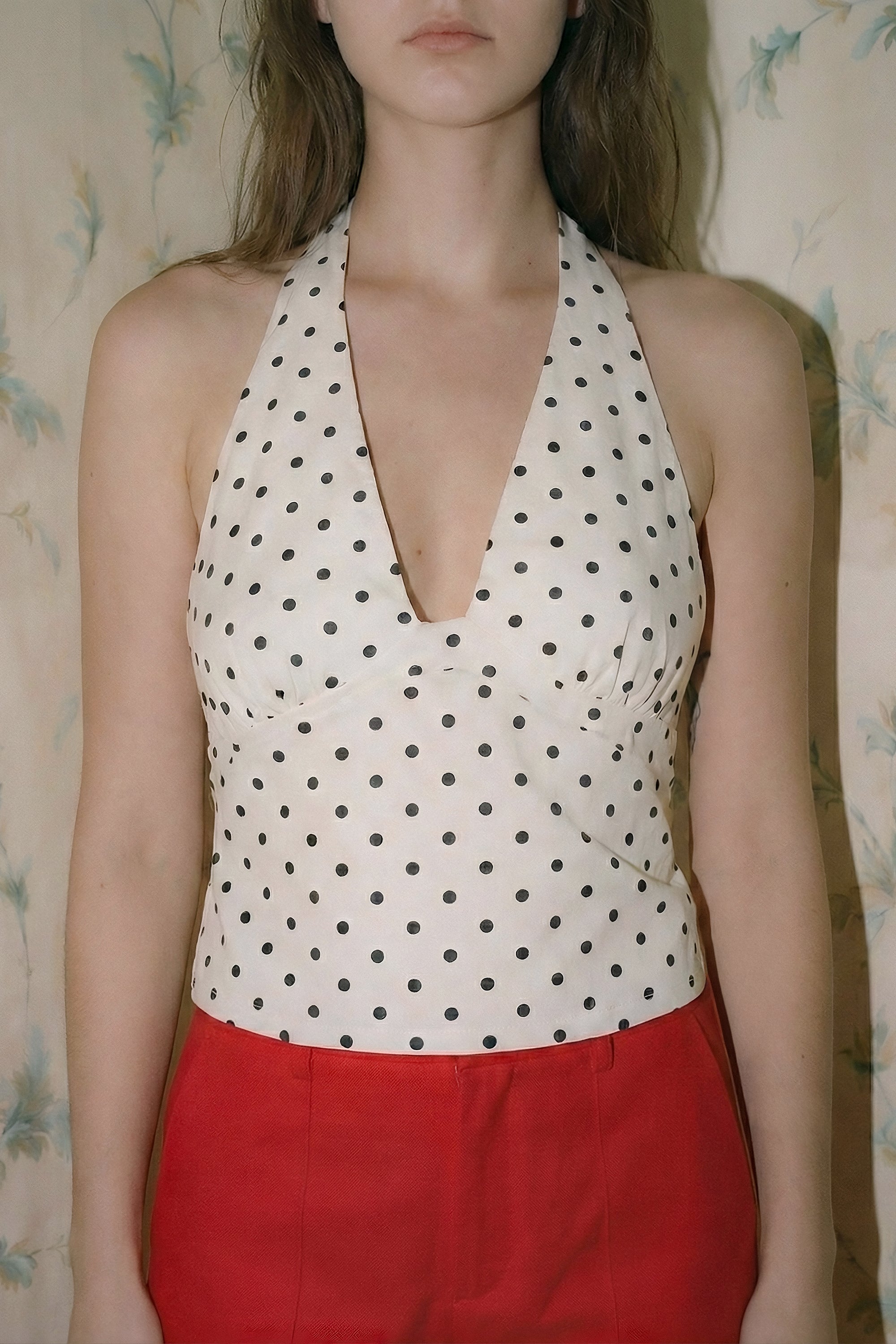 Polka Dot Halter Top
