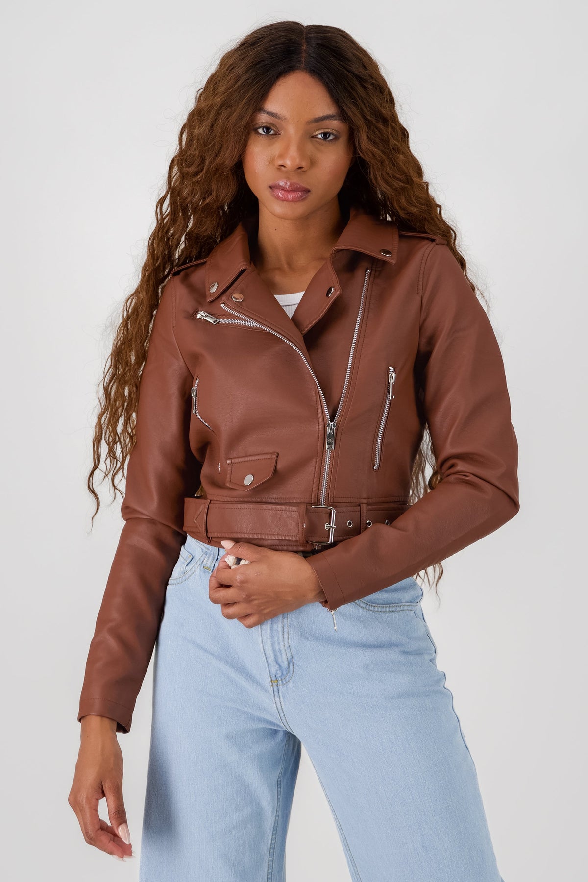 Biker Jacket with Zipper