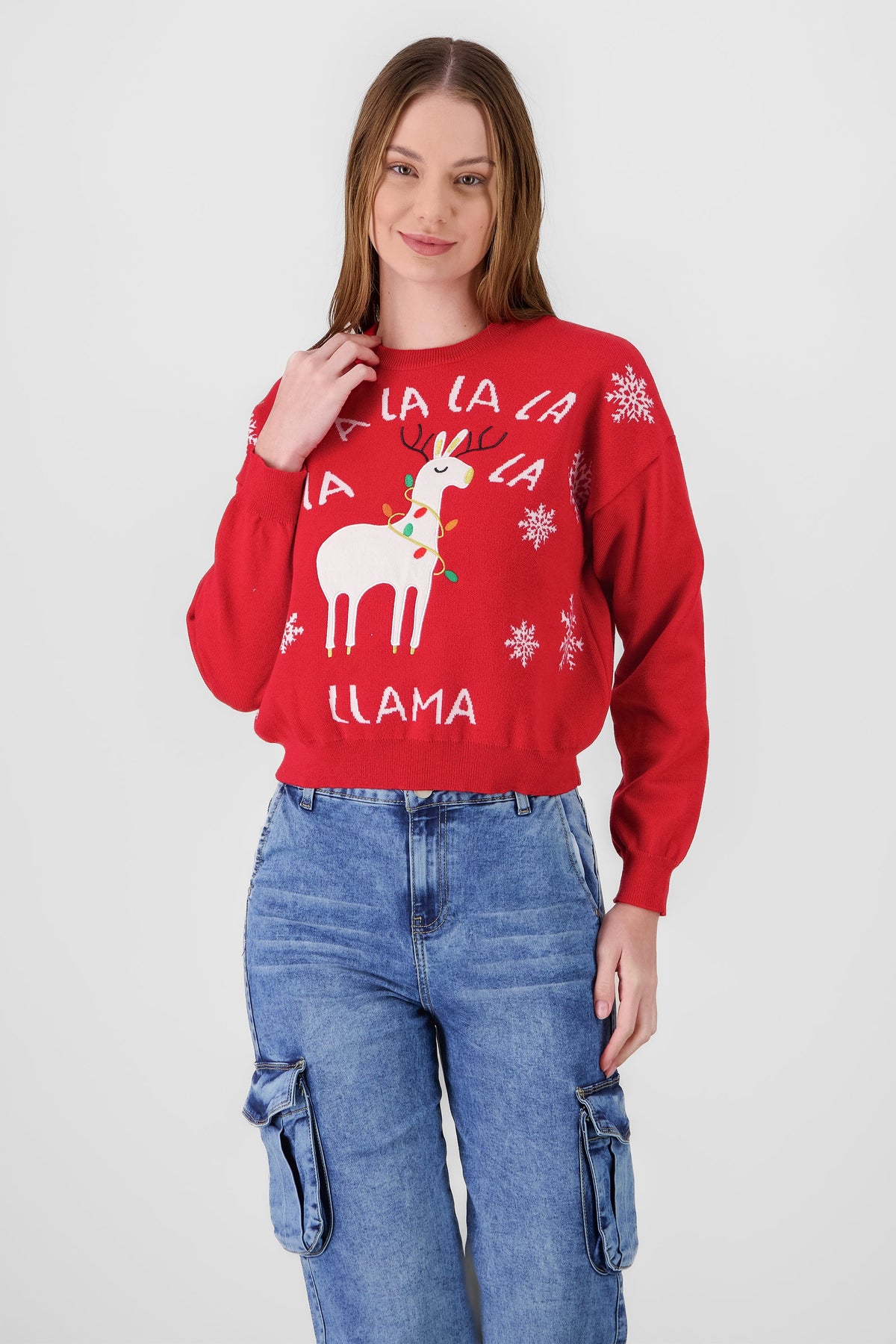 Christmas Sweater Llama