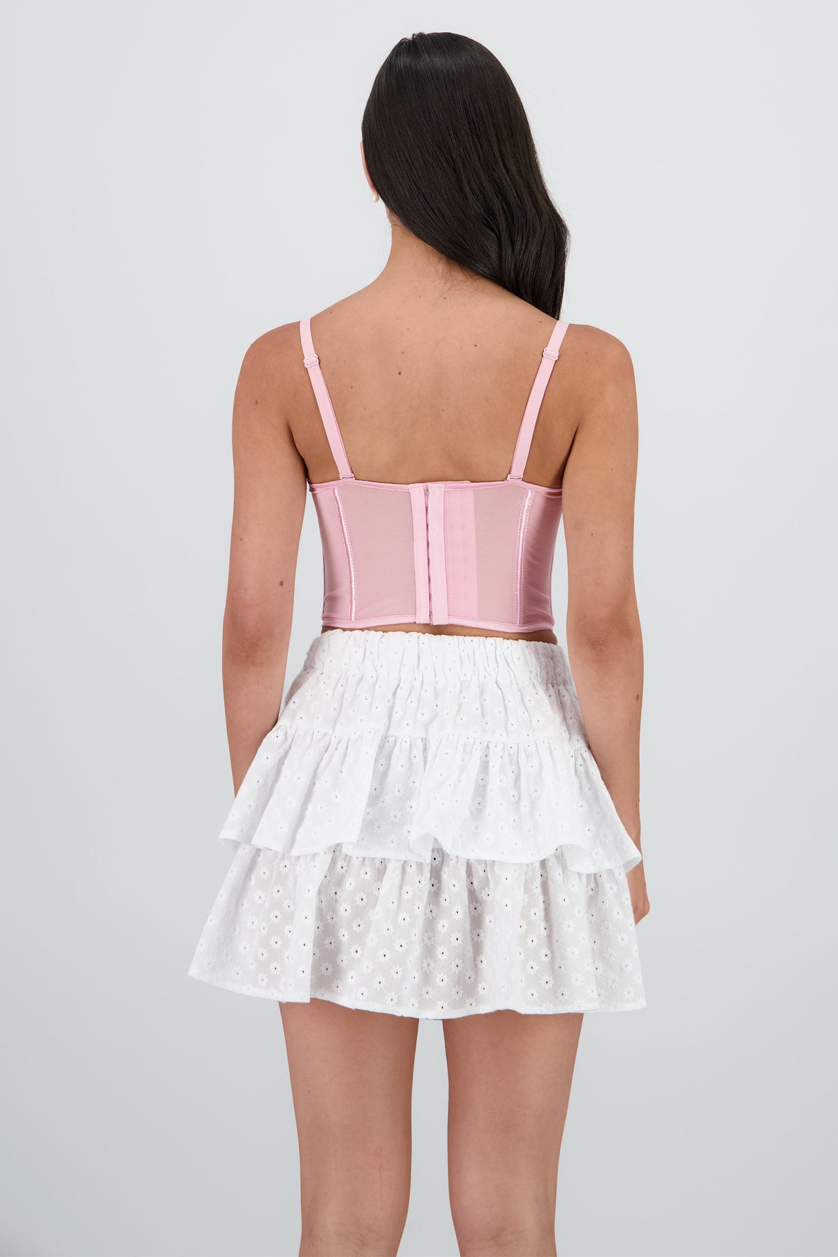 Corset with Pleated Cups