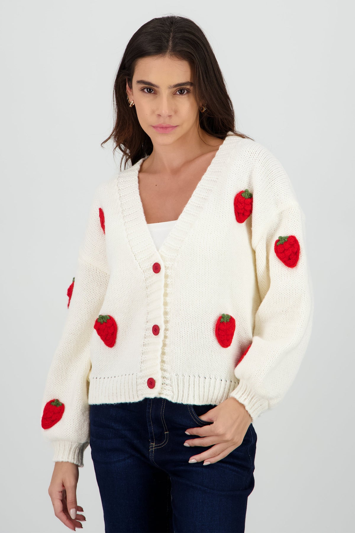 Strawberry Knit Sweater