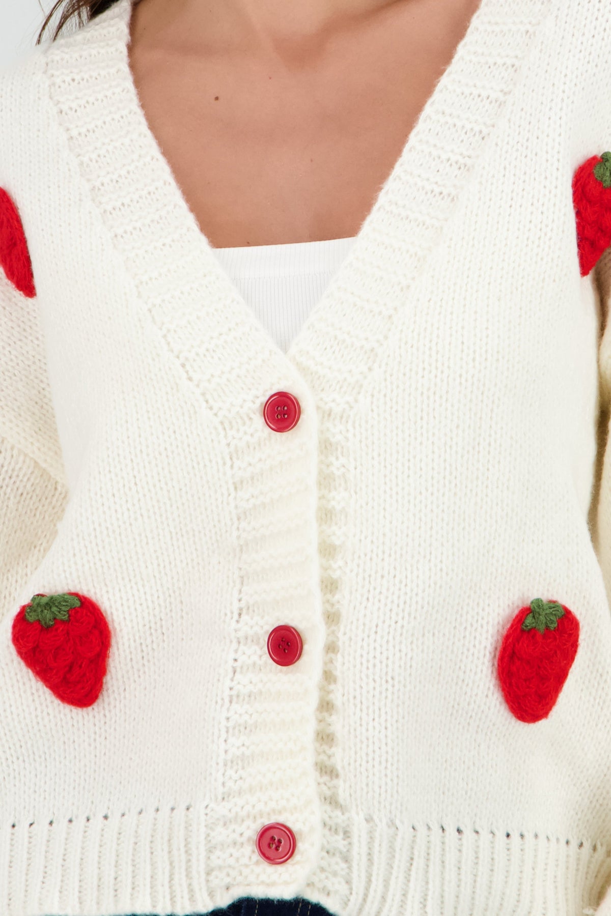 Strawberry Knit Sweater
