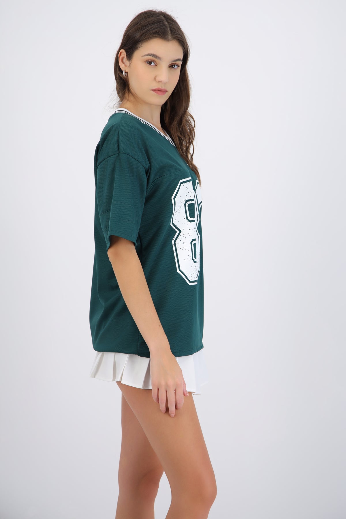 Oversized Tee with Numbers