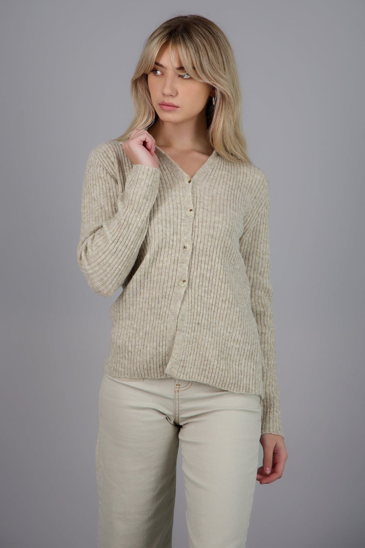 Marled Long Sleeve Sweater
