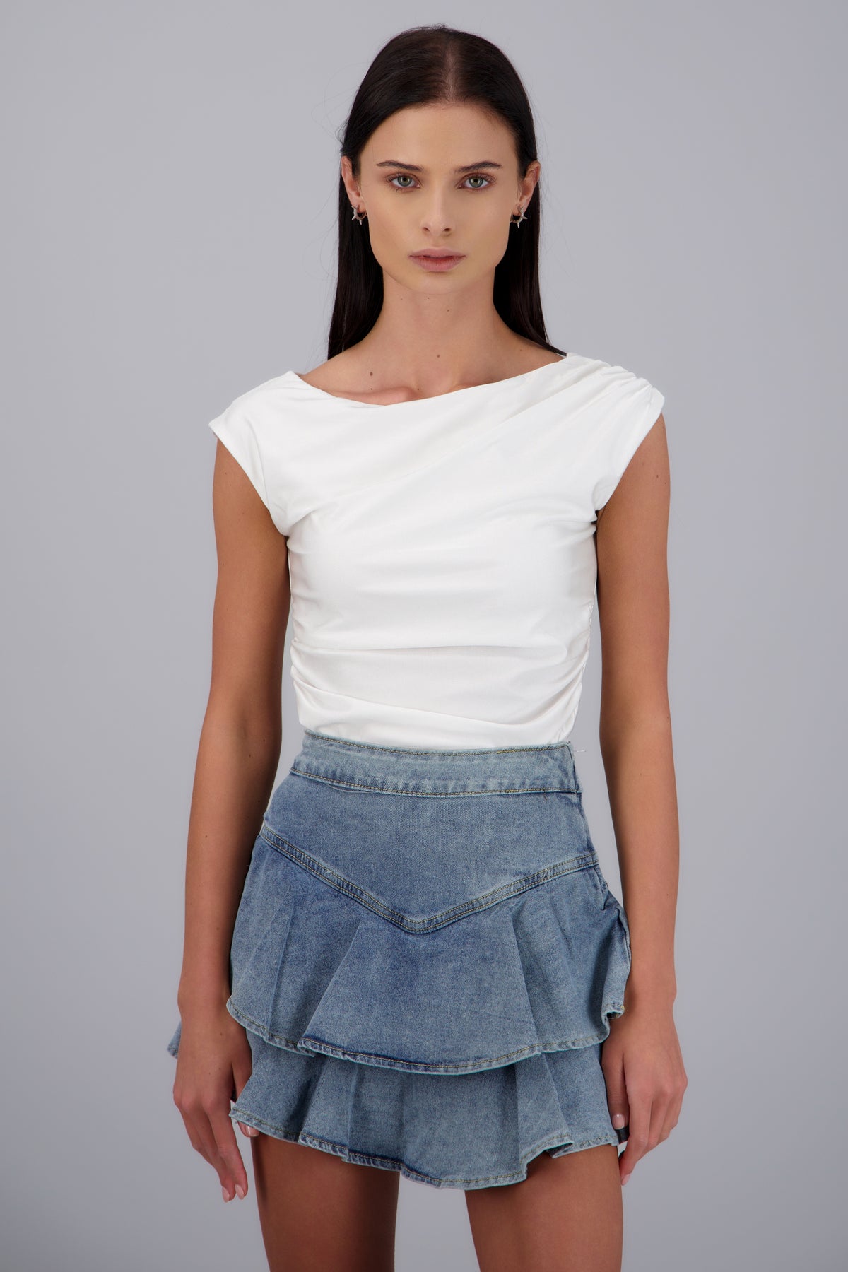 Draped Body Top