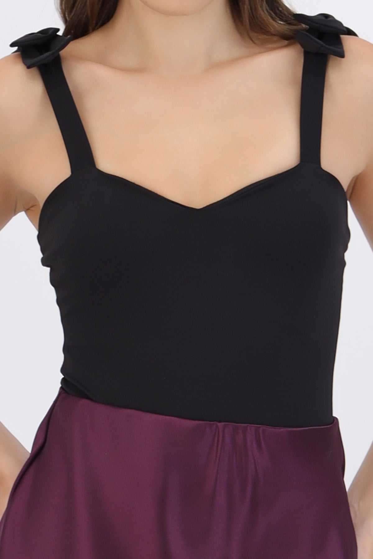 Satin Midi Skirt