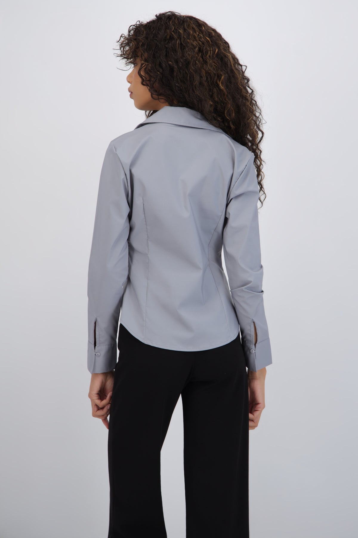 Long Sleeve Cutout Shirt