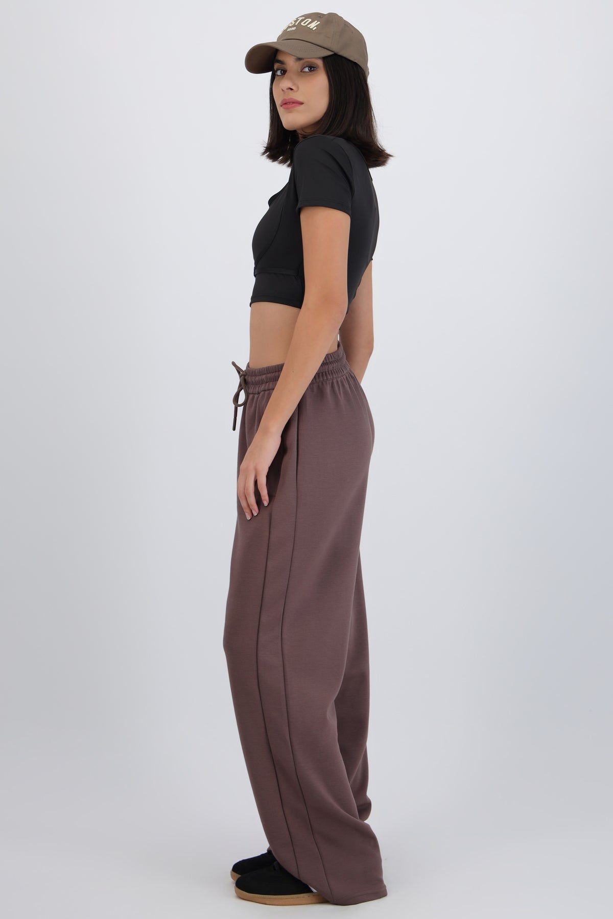 Solid Pants with Pockets