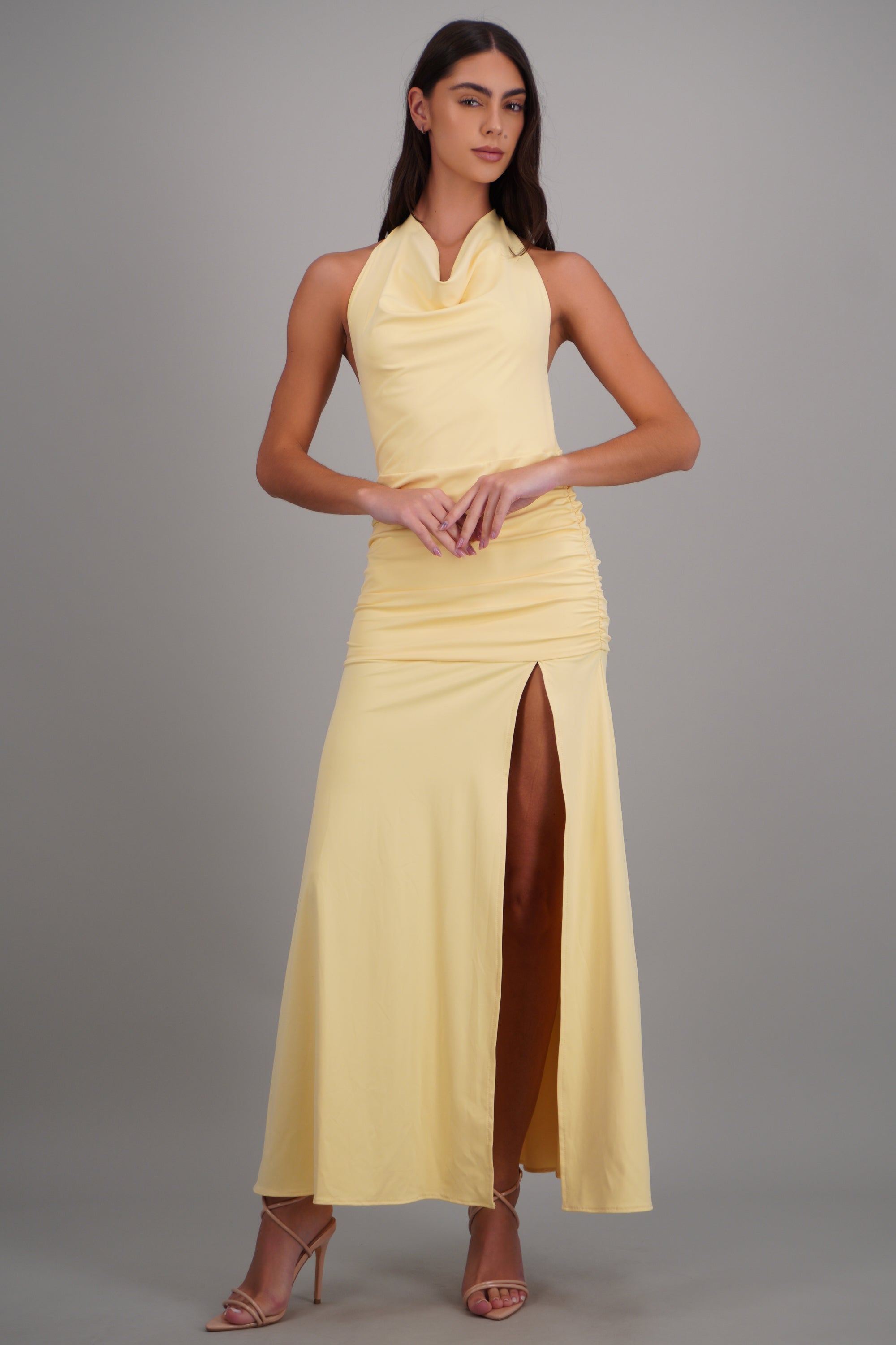Maxi Dress with Open Back
