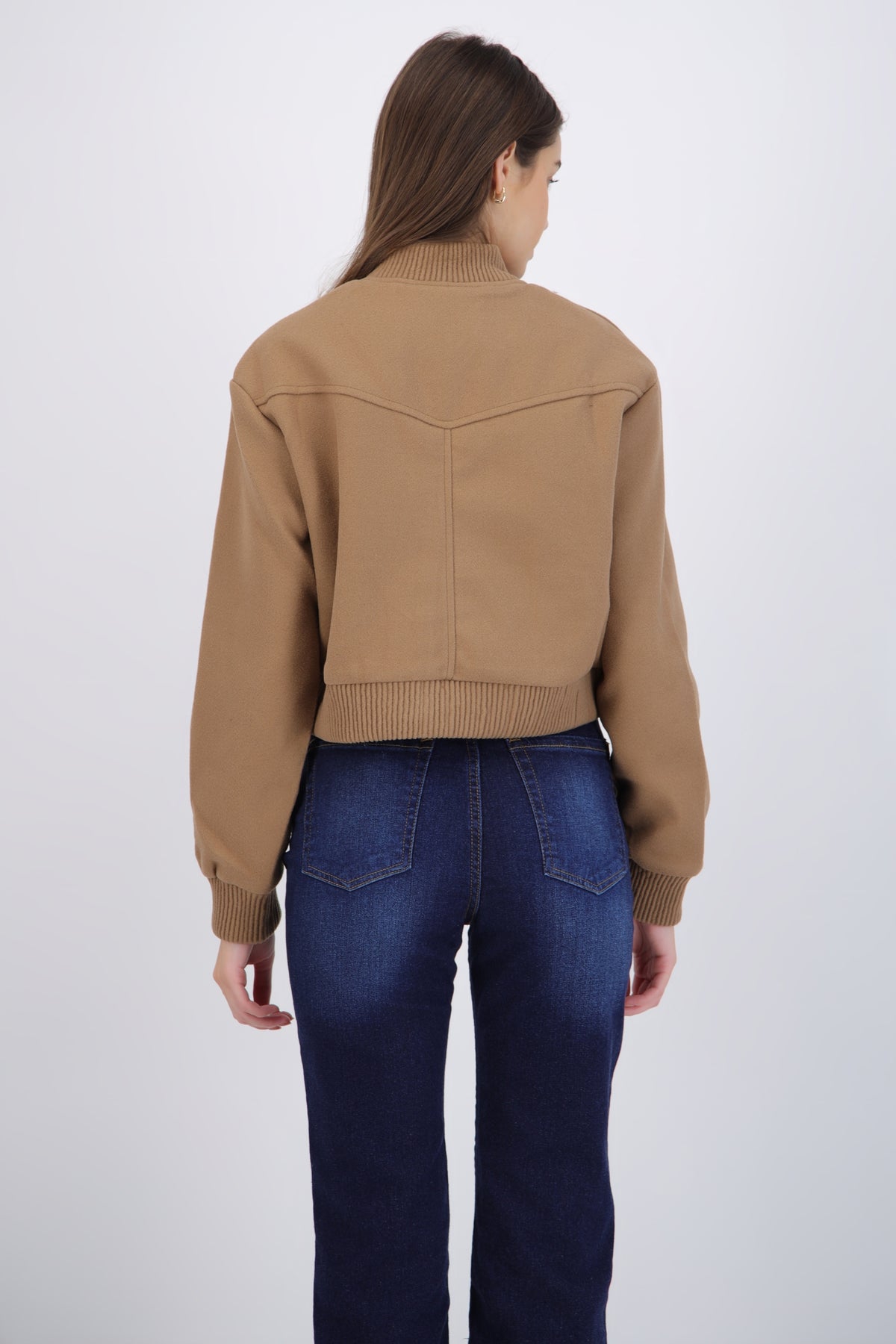Short Jacket with Soft Texture