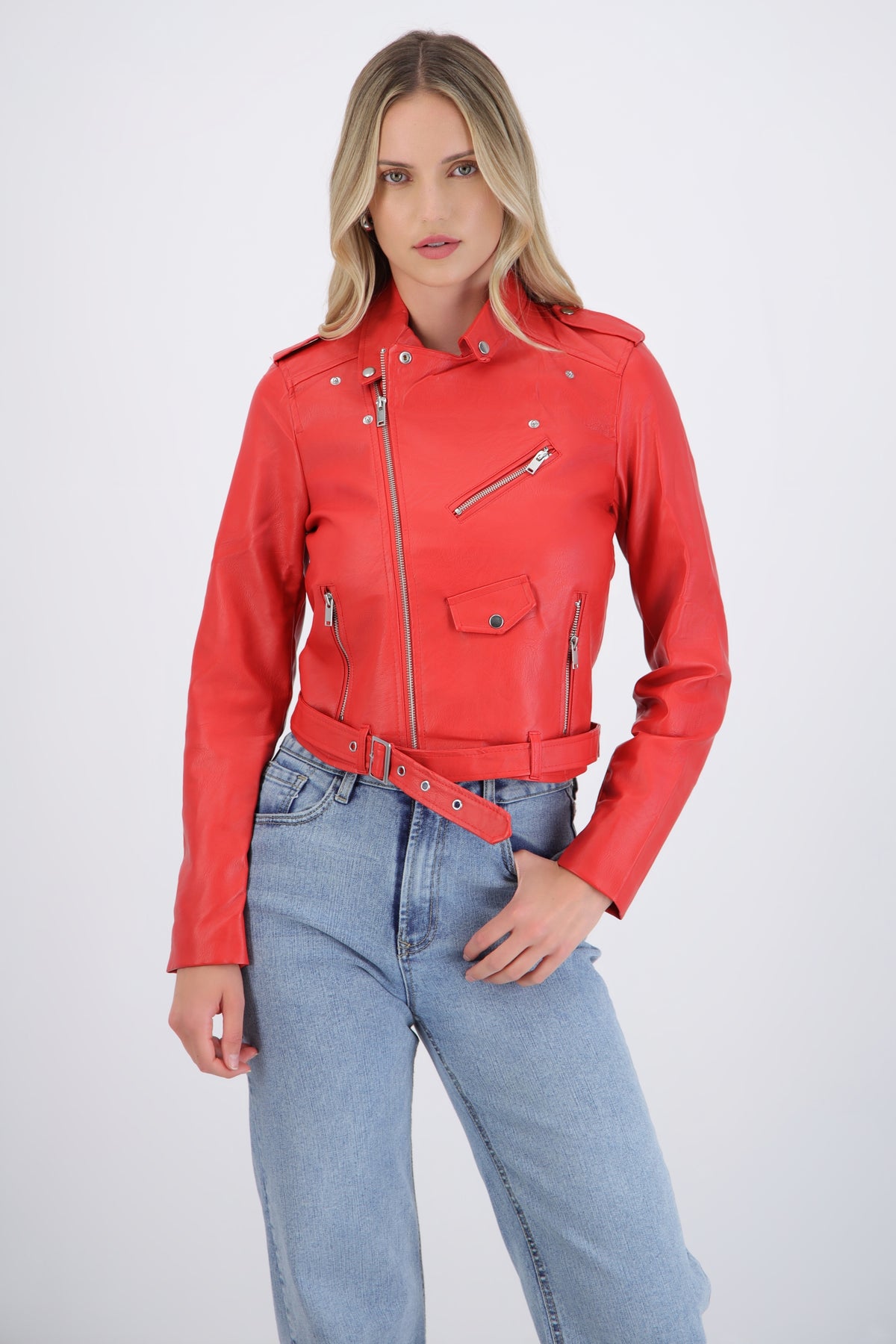 Button Detail Biker