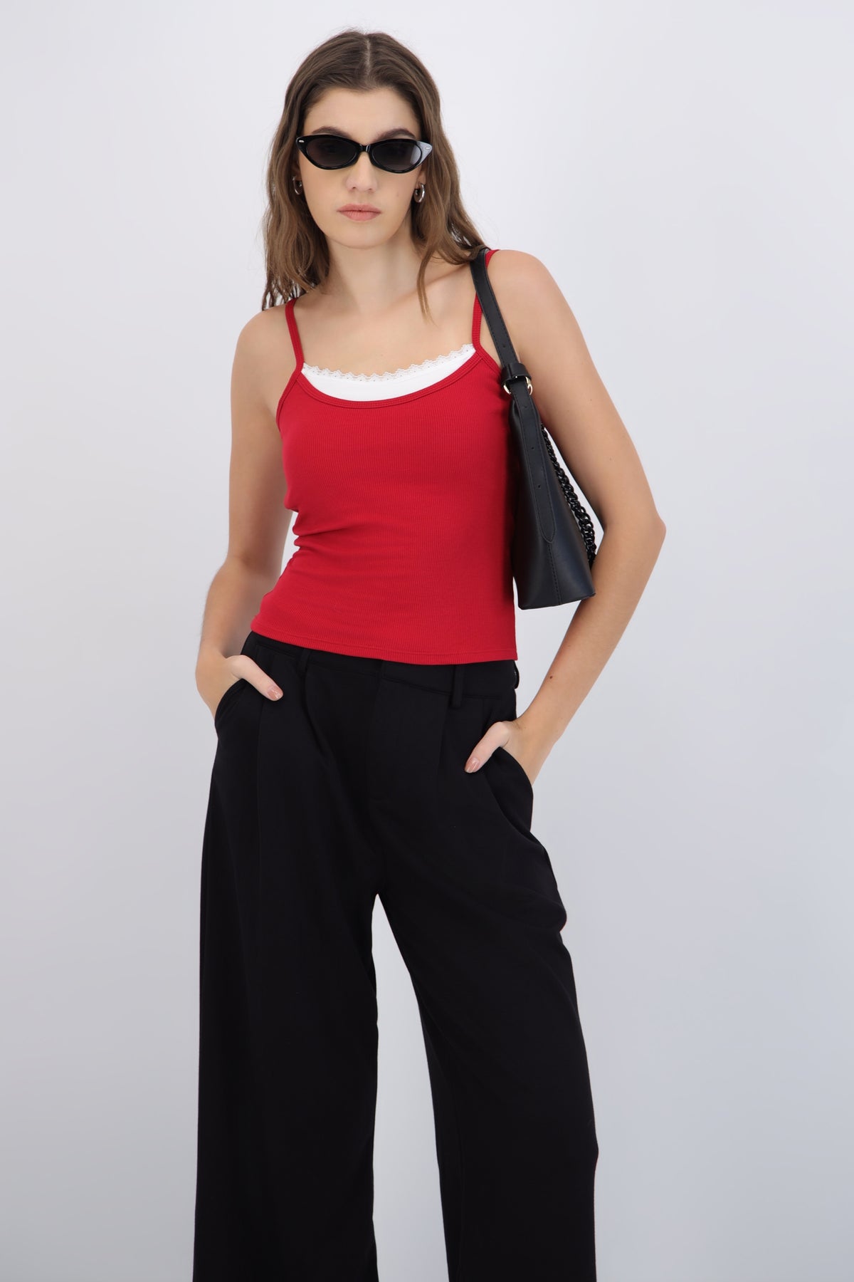 Lace Trim Top
