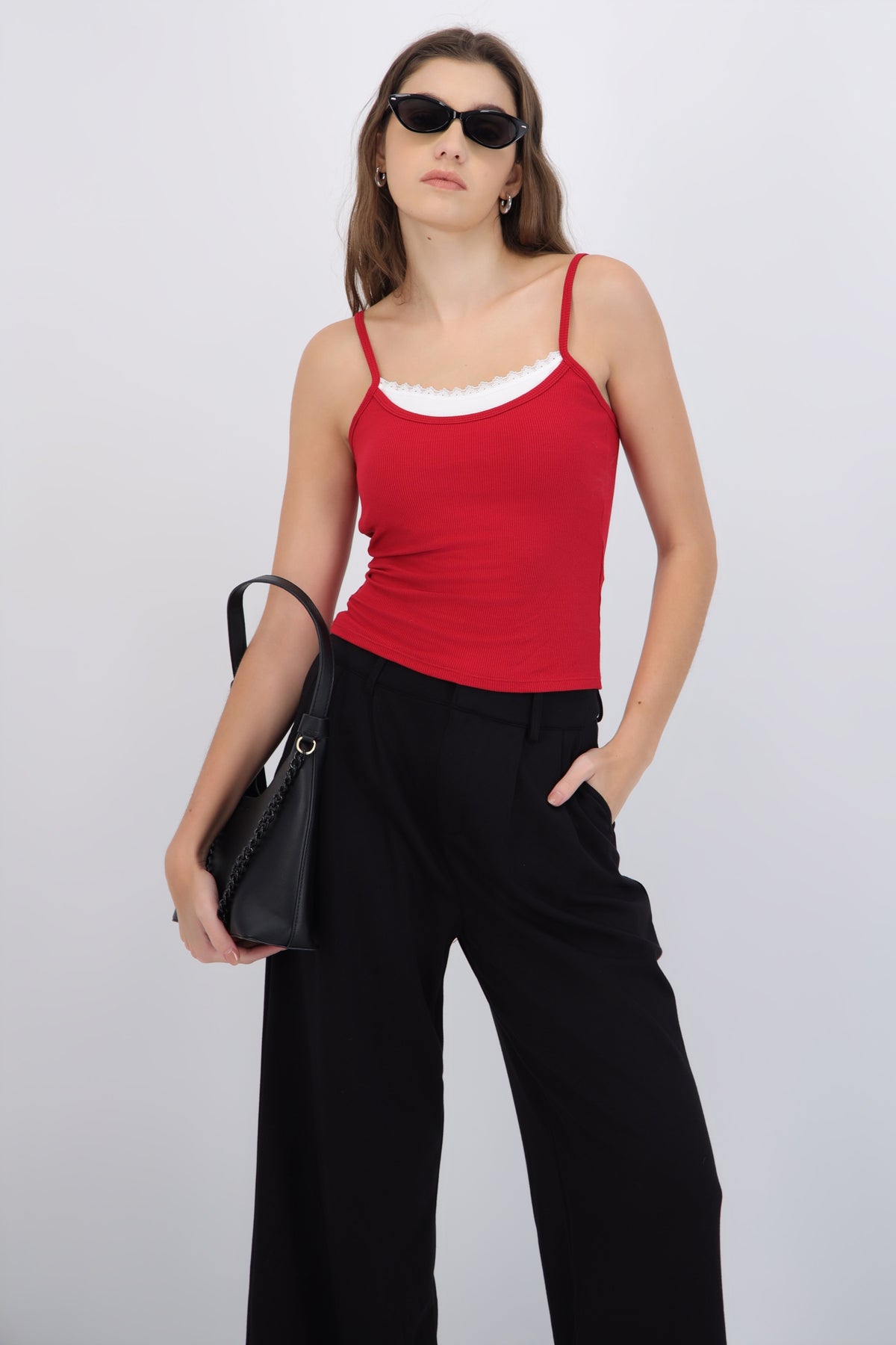 Lace Trim Top