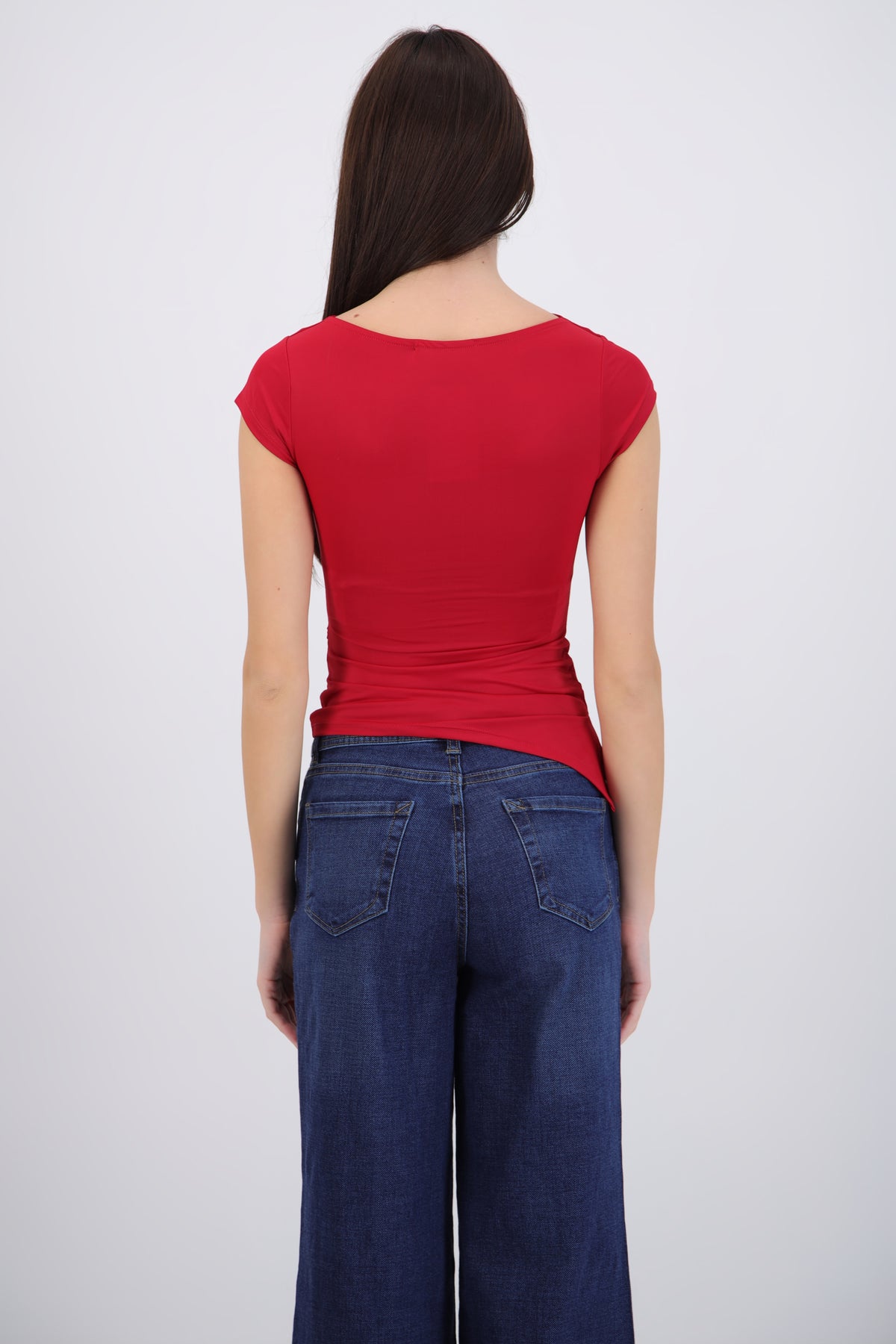 Short Sleeve Ruched Top