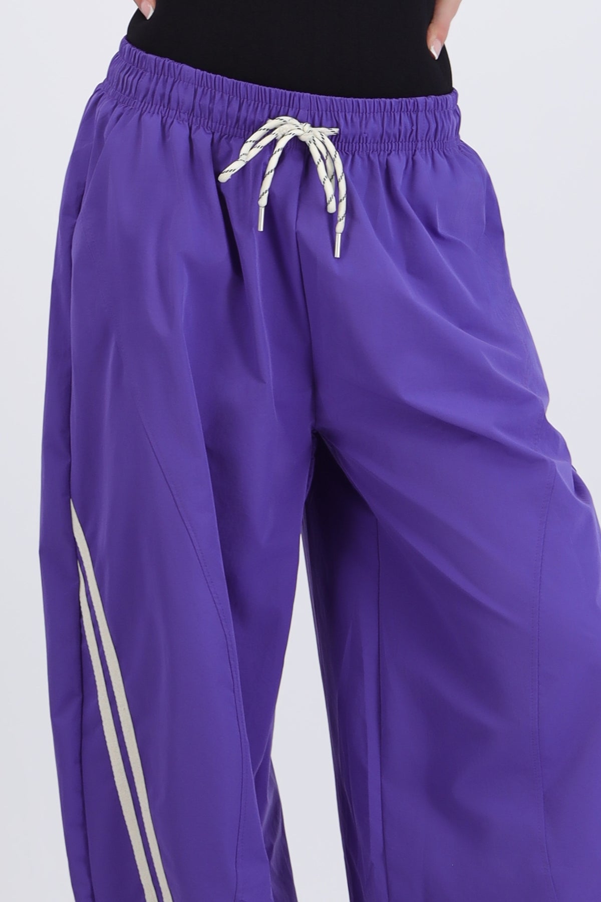 Striped Barrel Pants