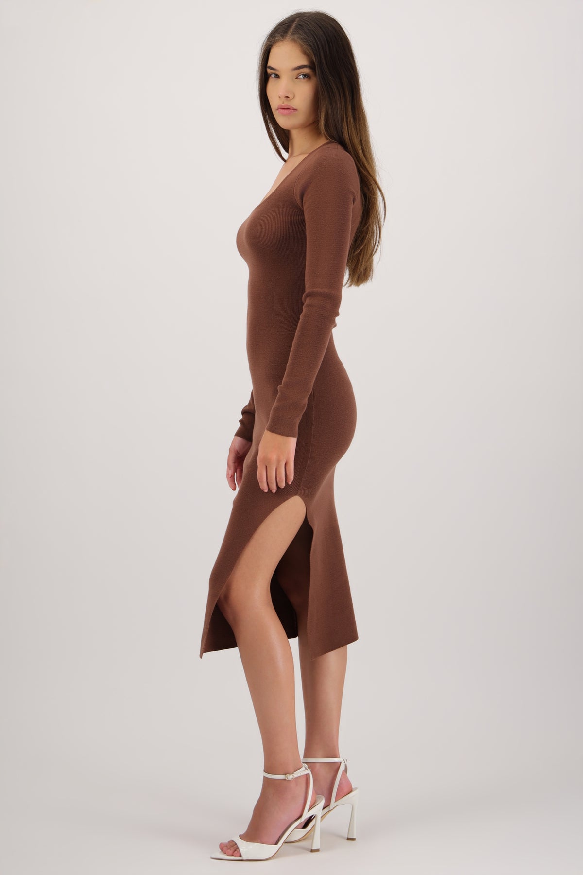 Long Sleeve Knit Dress