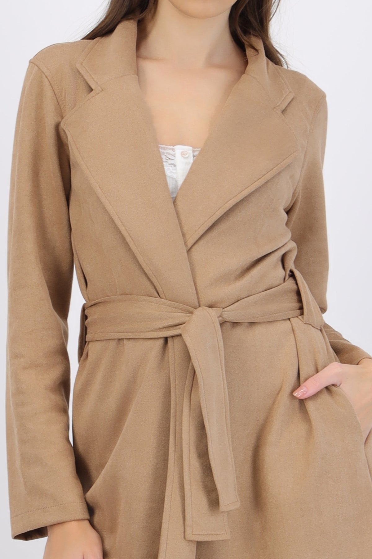 Belted Long Coat