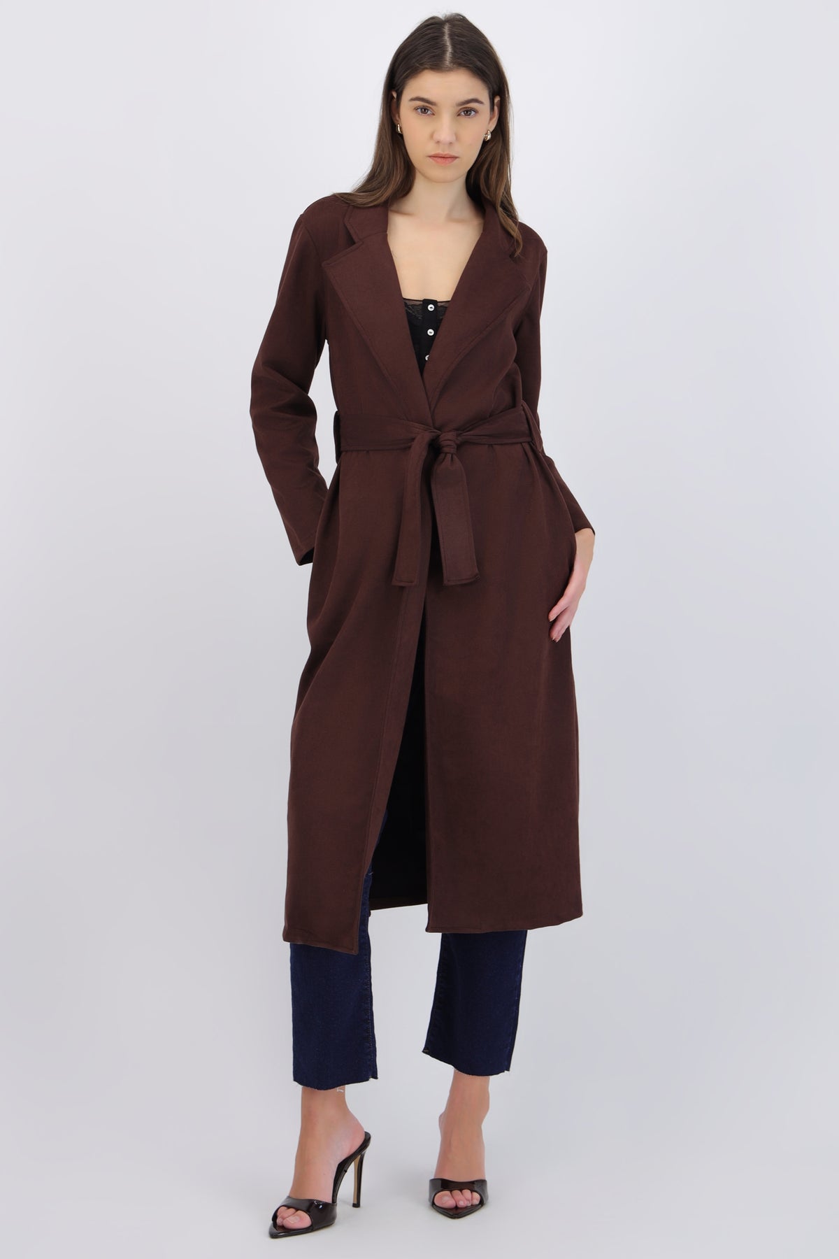 Belted Long Coat