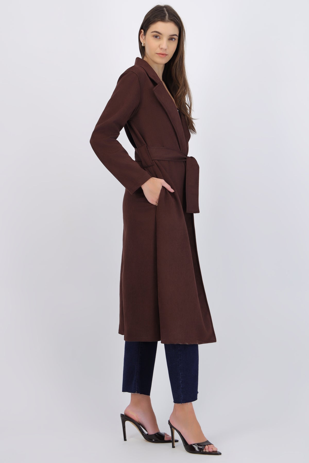 Belted Long Coat