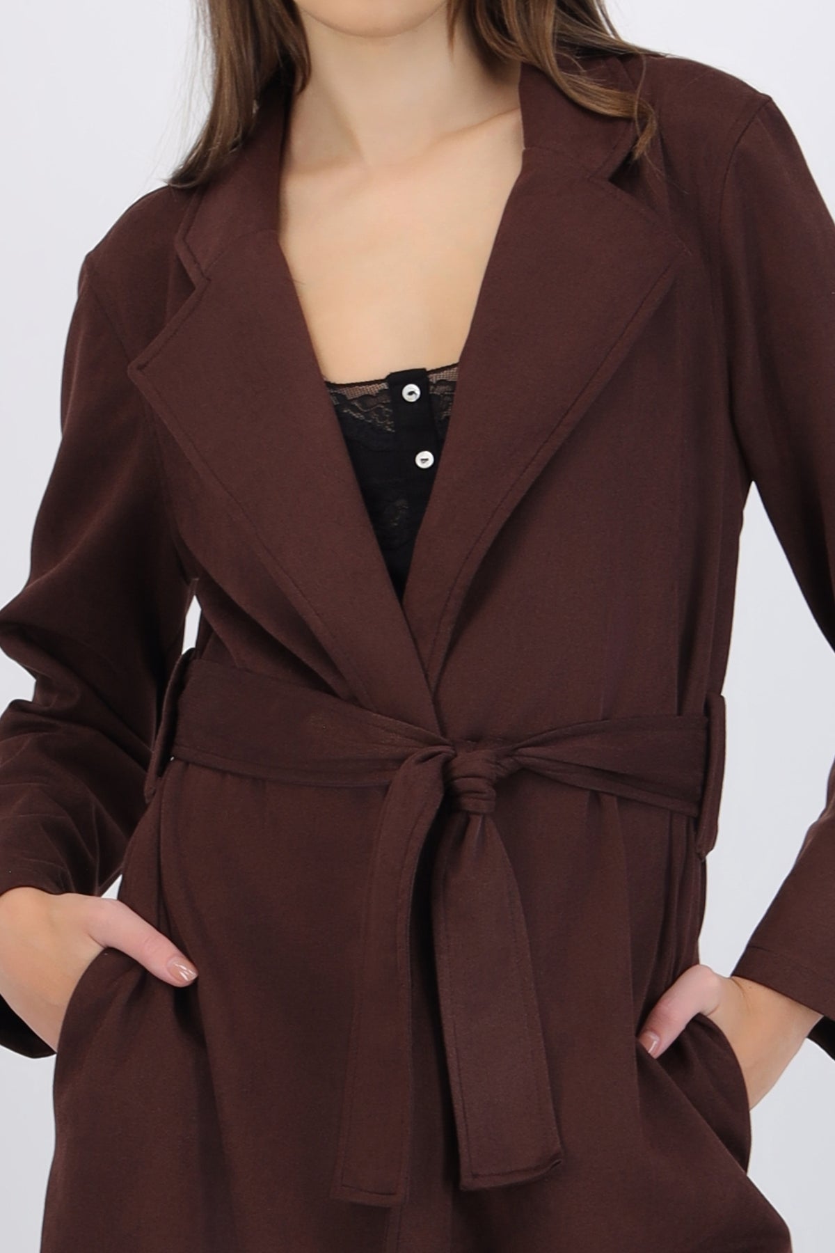 Belted Long Coat