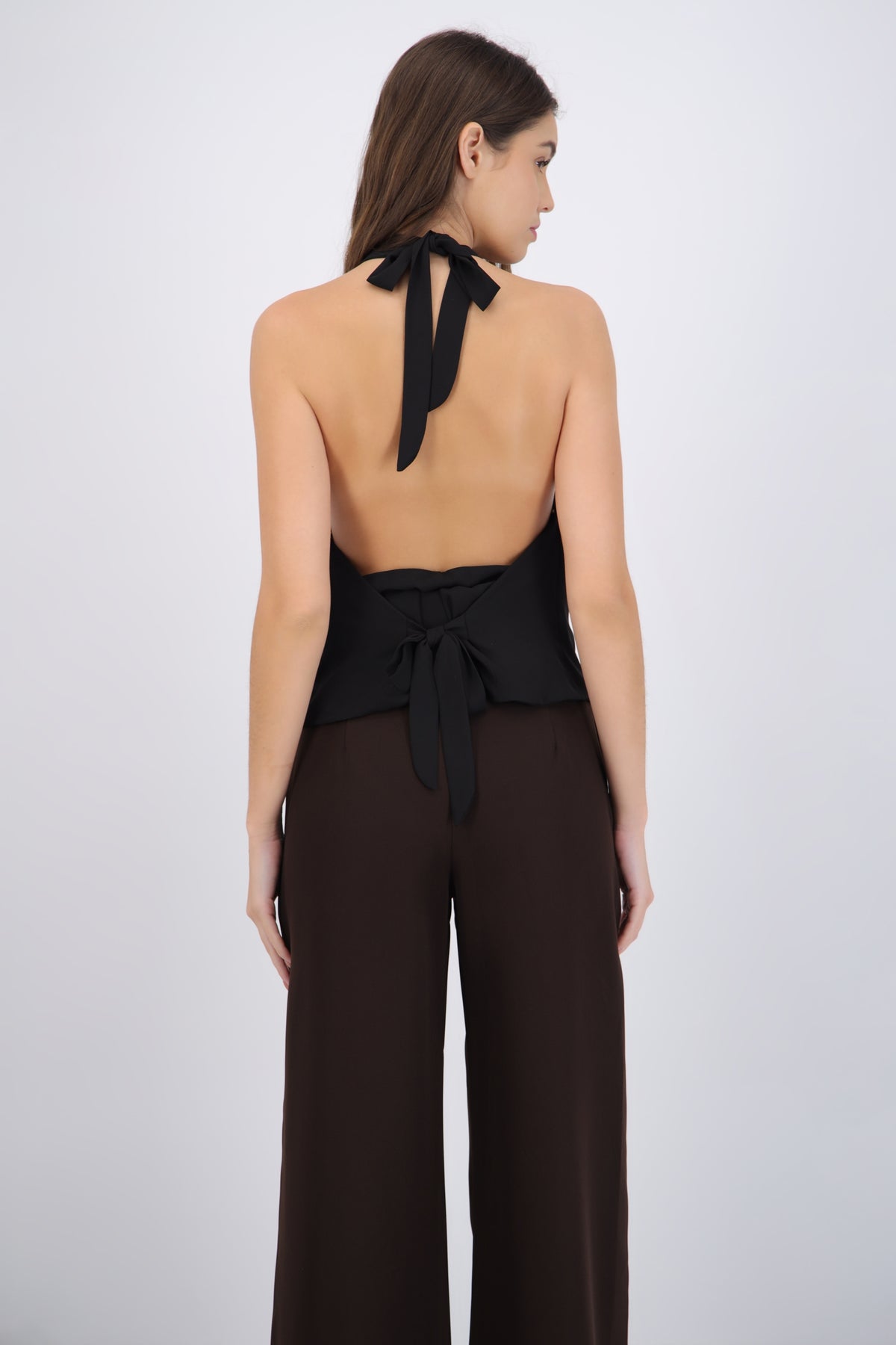 Halter Top with Back Detail