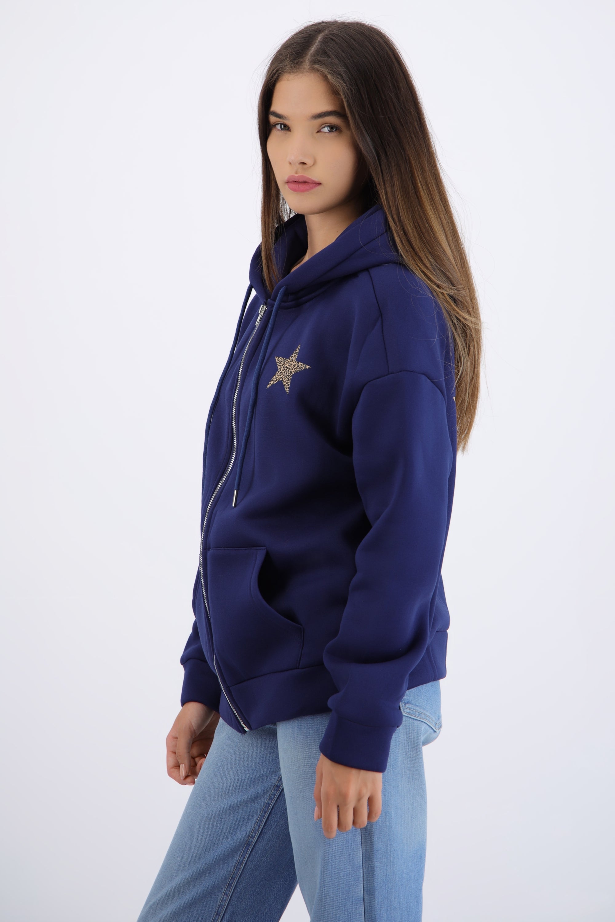 Star Print Animal Jacket
