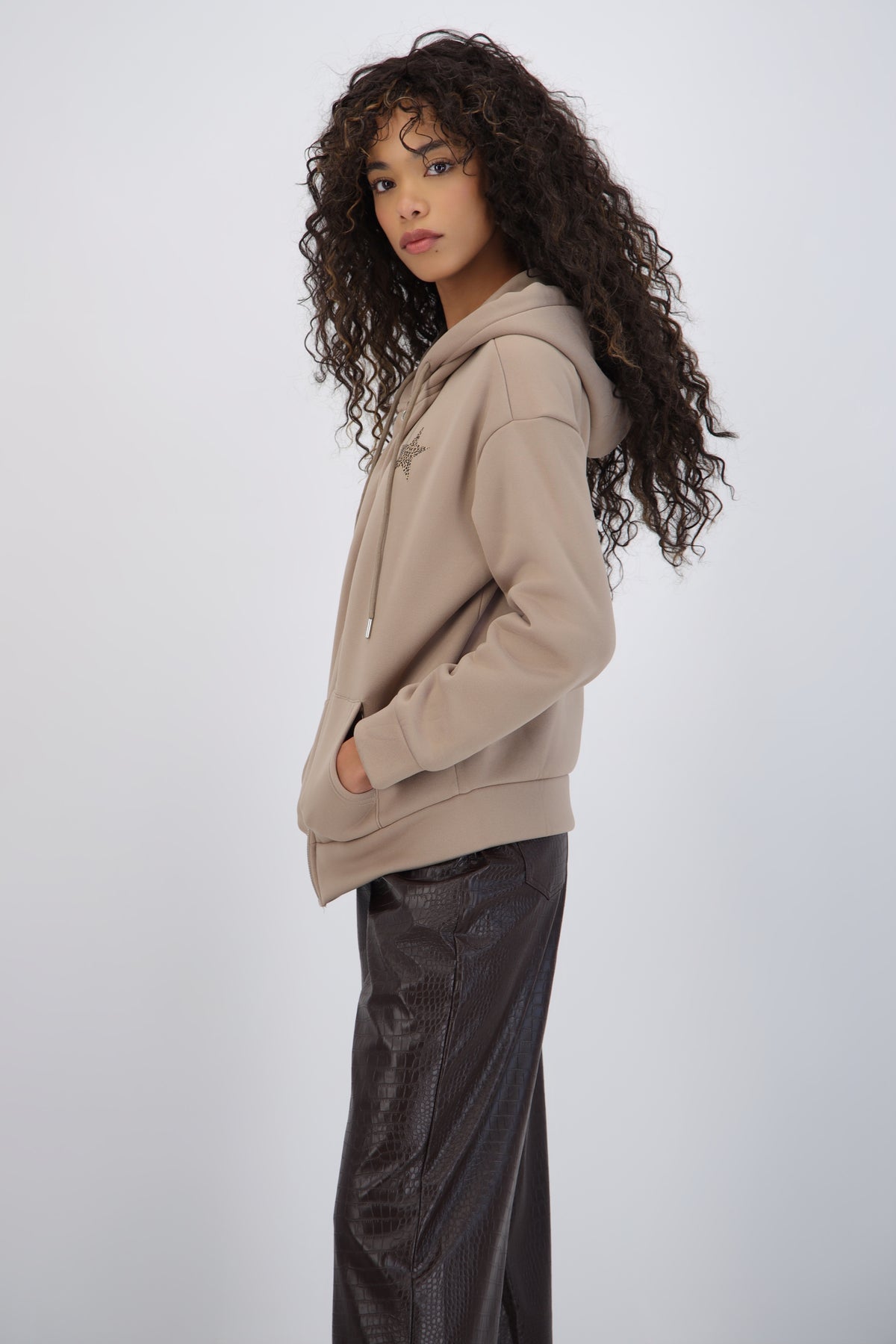Star Print Animal Jacket