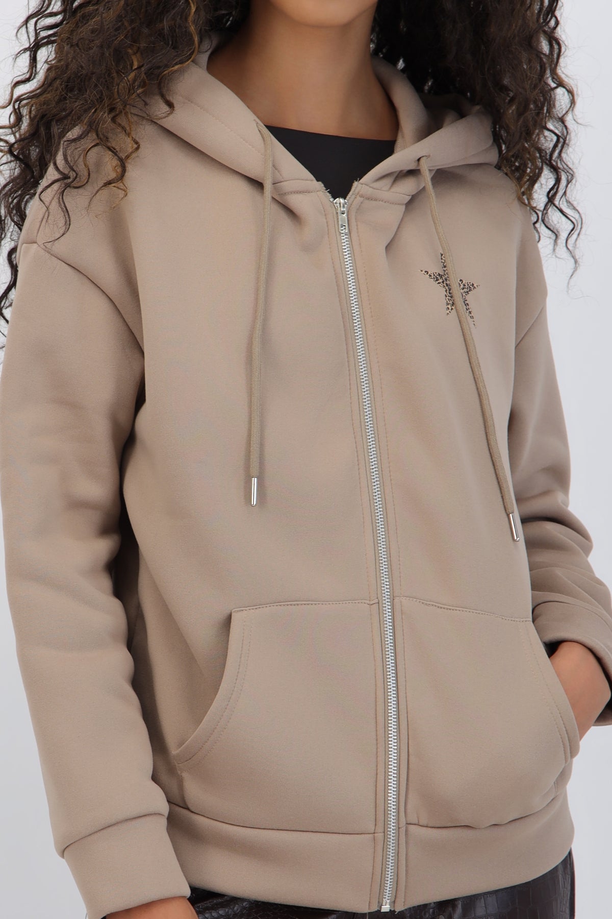 Star Print Animal Jacket