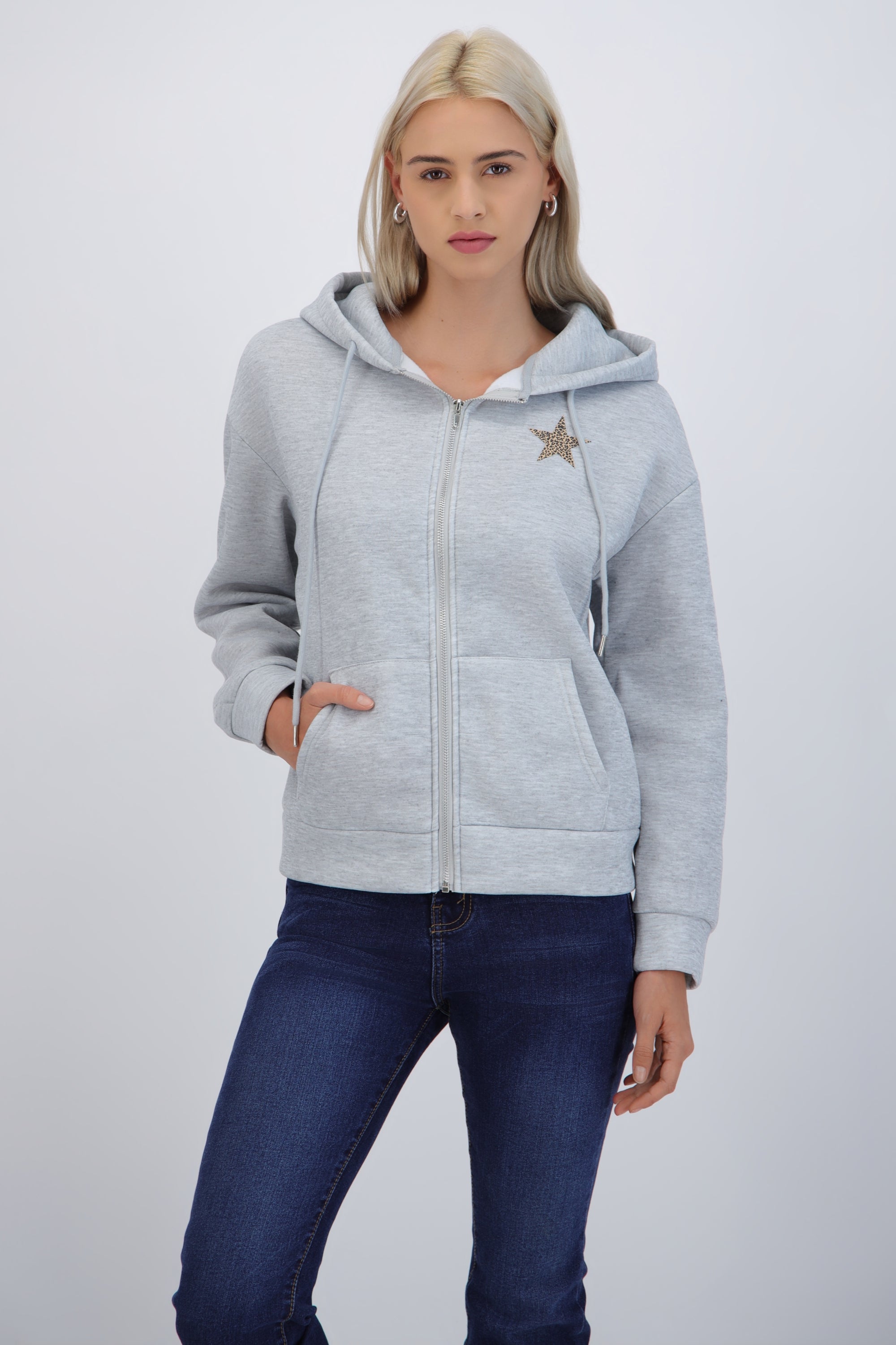 Star Print Animal Jacket