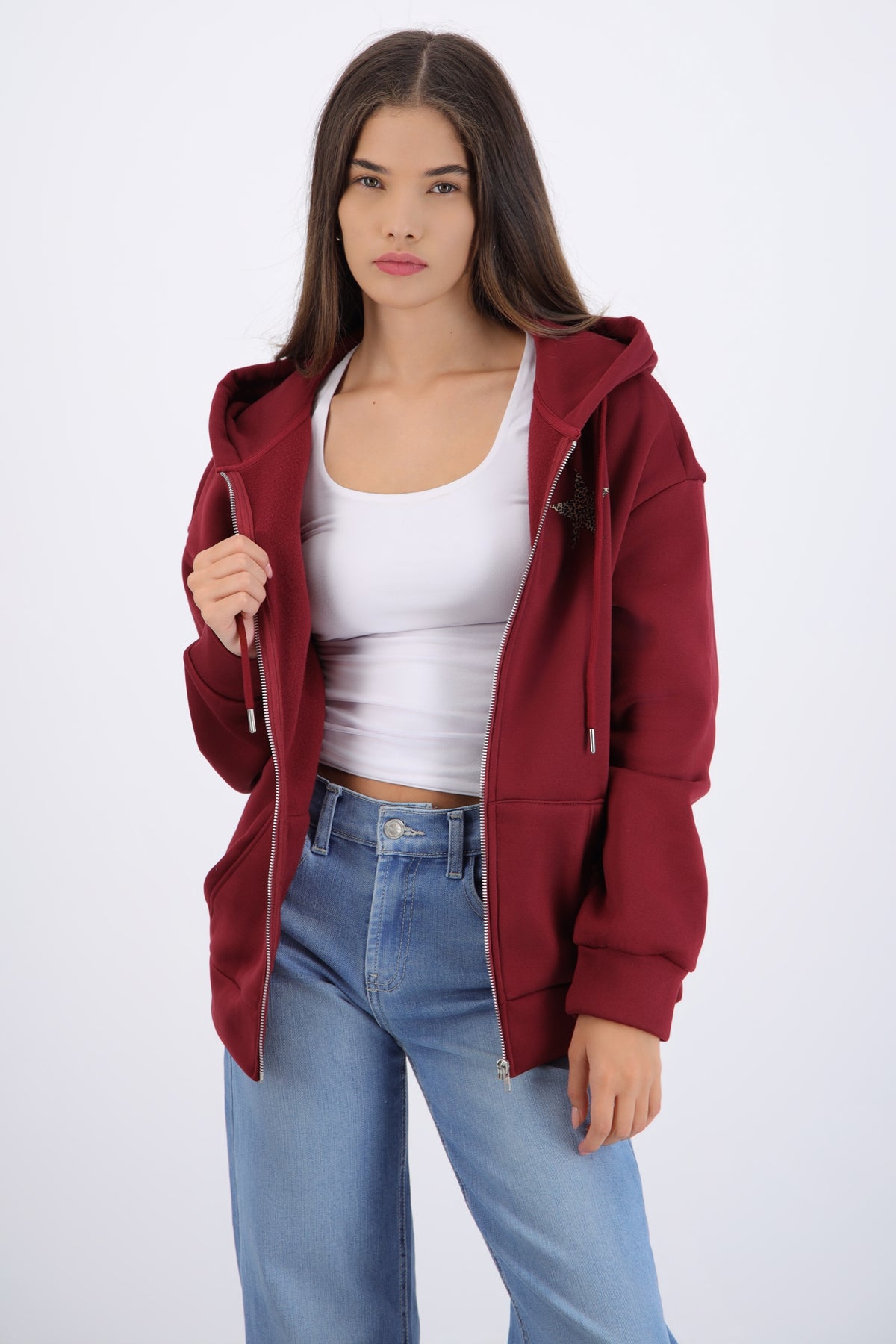 Star Print Animal Jacket