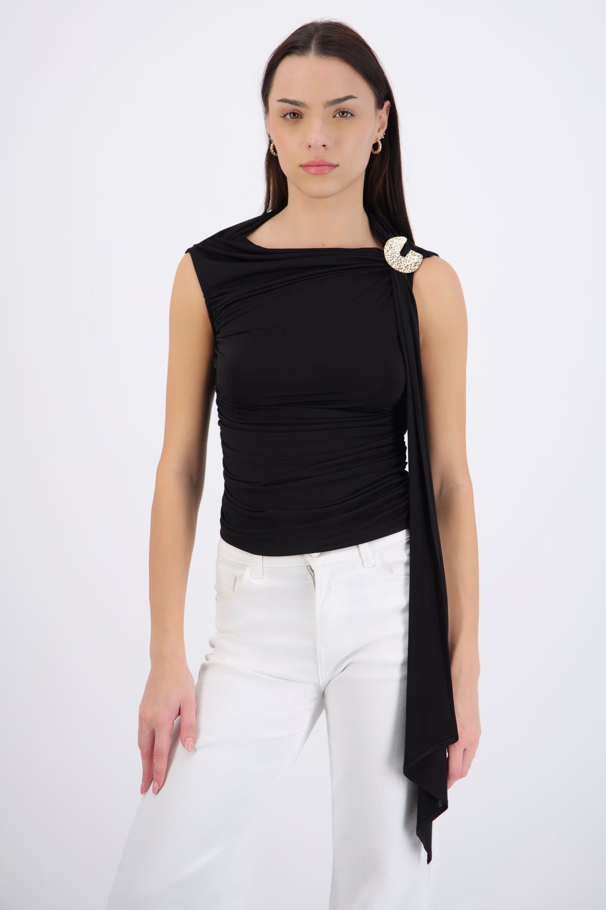 Draped Shoulder Tank
