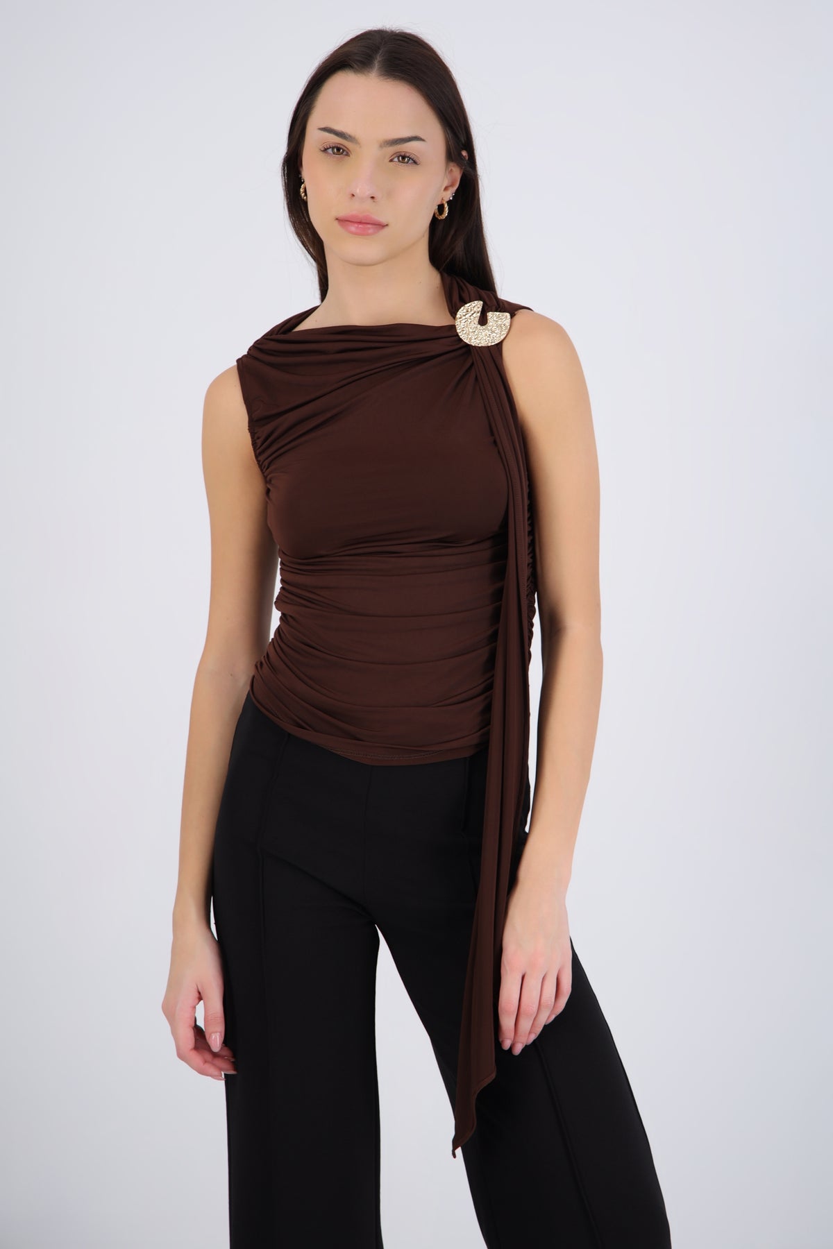 Draped Shoulder Tank