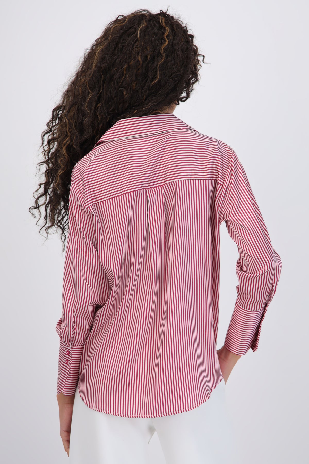 Satin Stripe Blouse