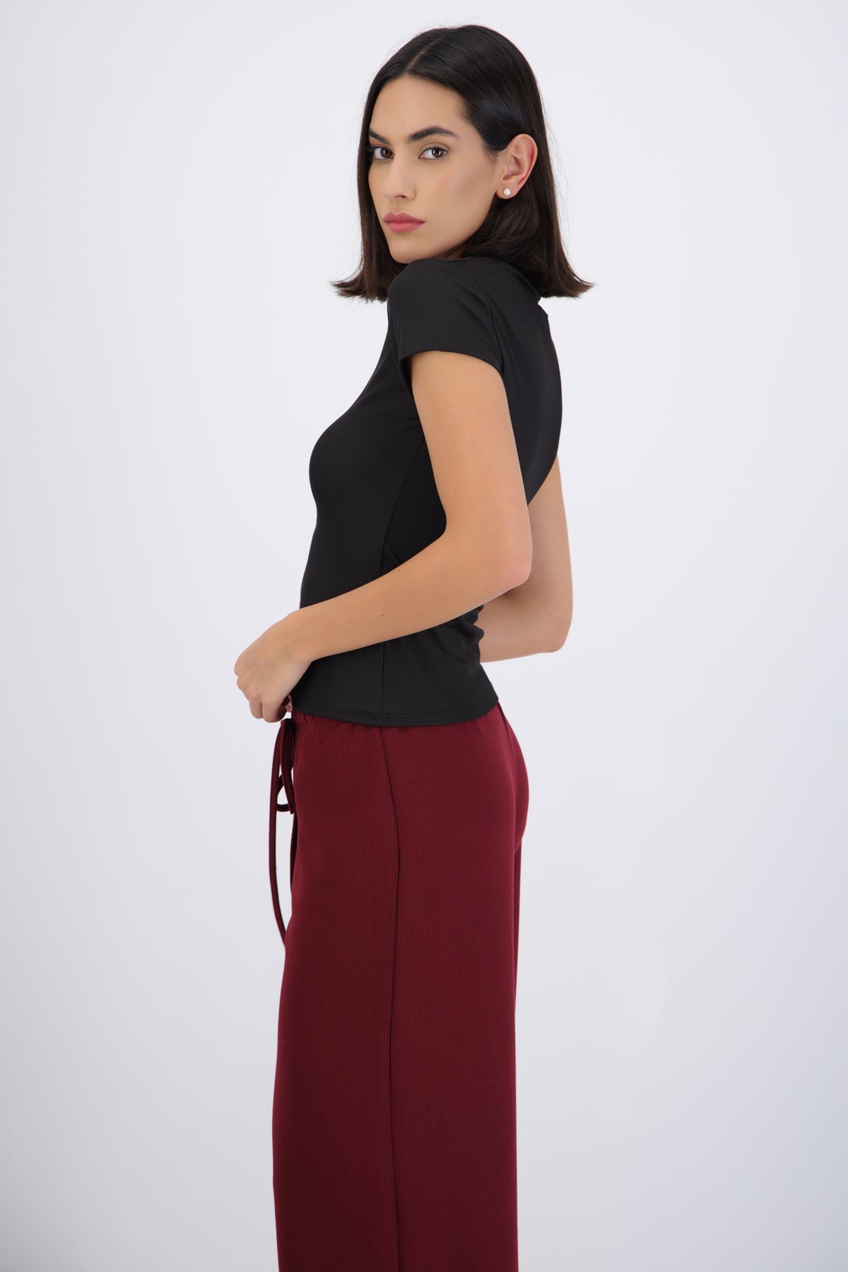Short Sleeve Basic Top