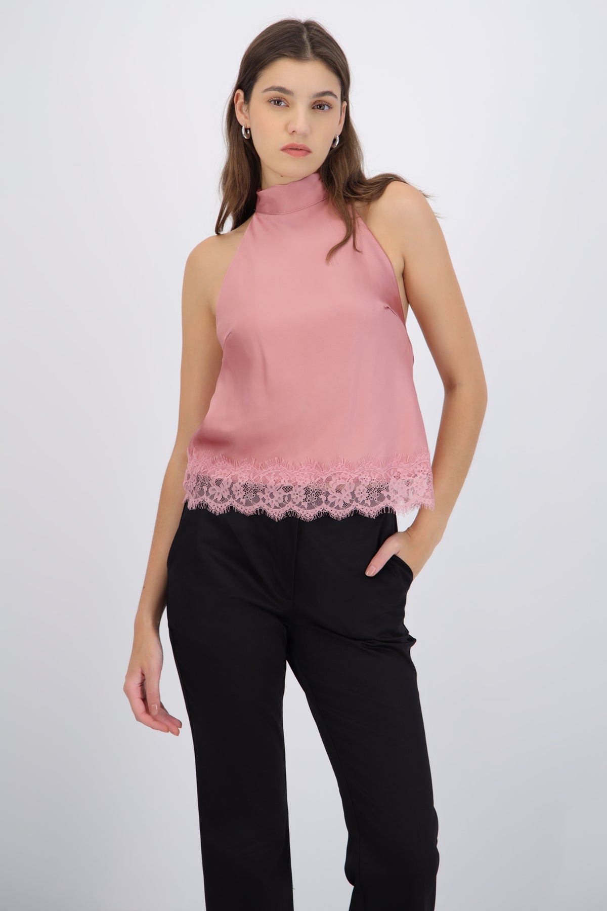 Lace Halter Top