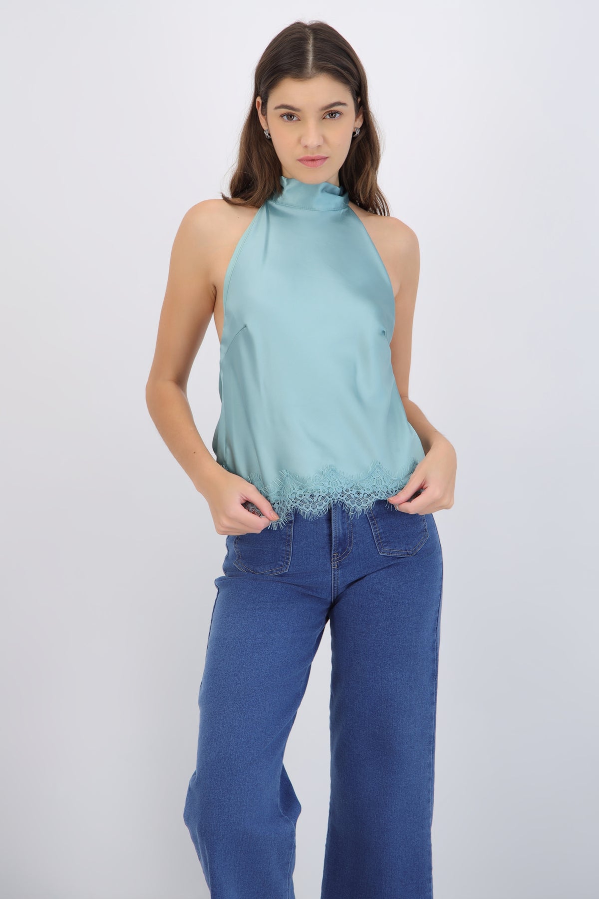 Lace Halter Top