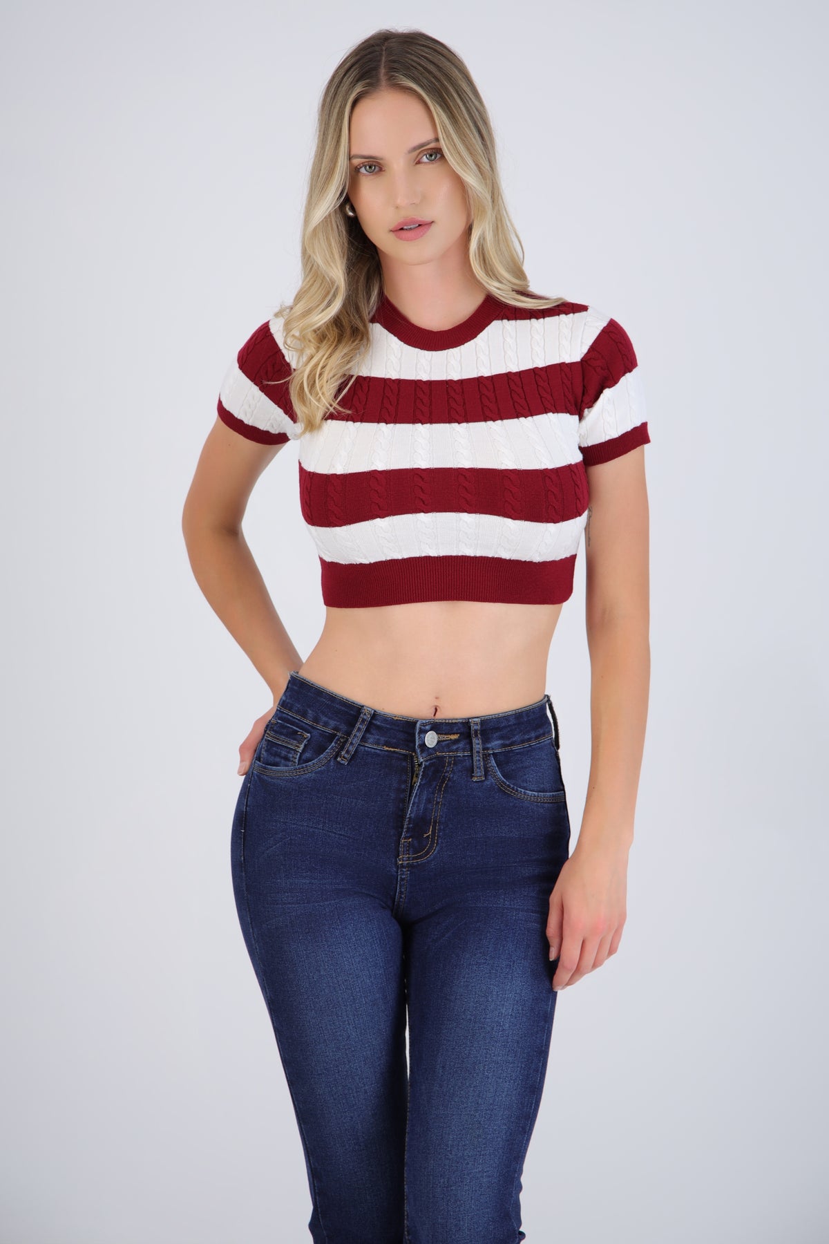 Braided Detail Top