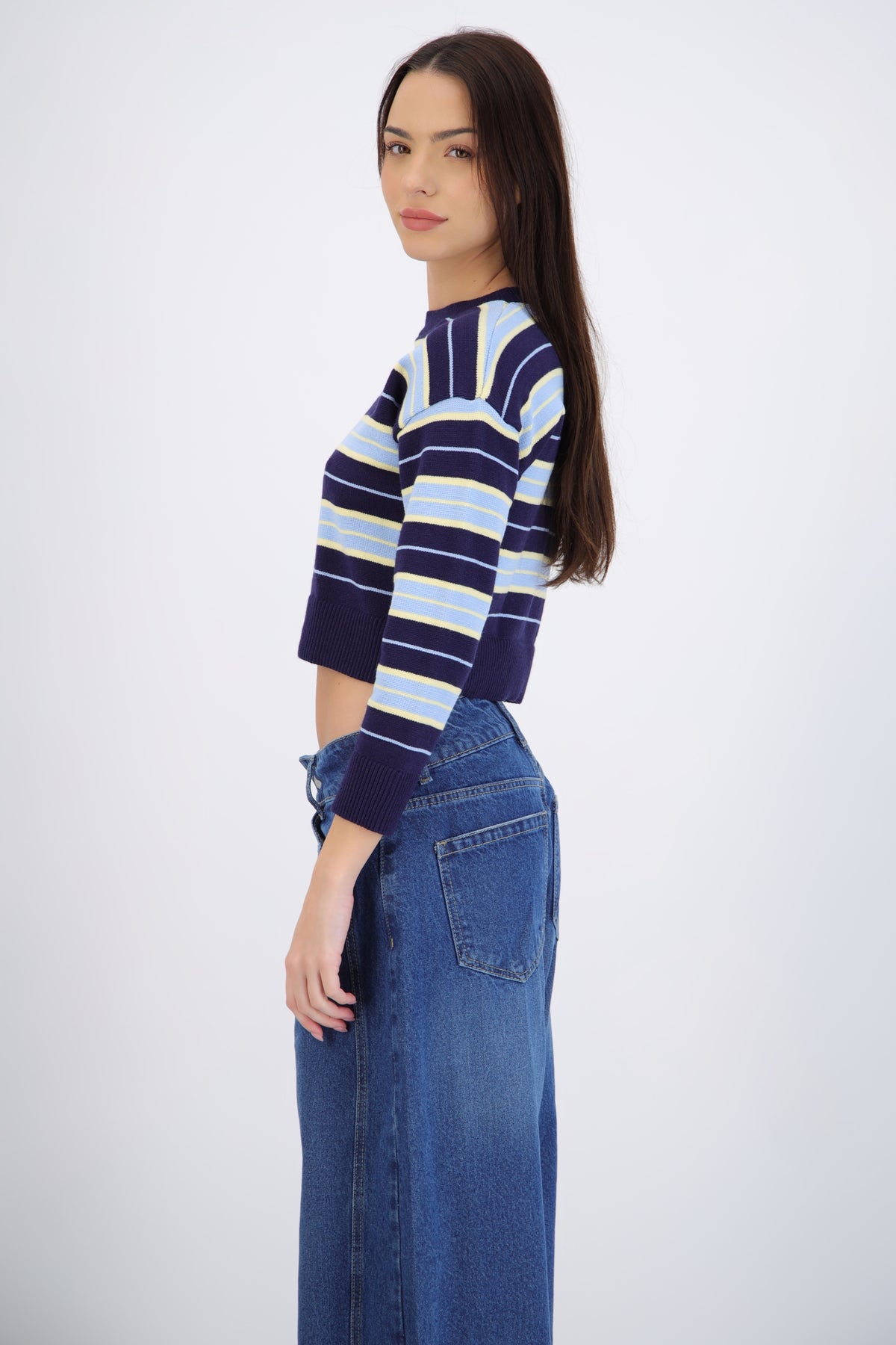 Striped Crew Neck Sweater