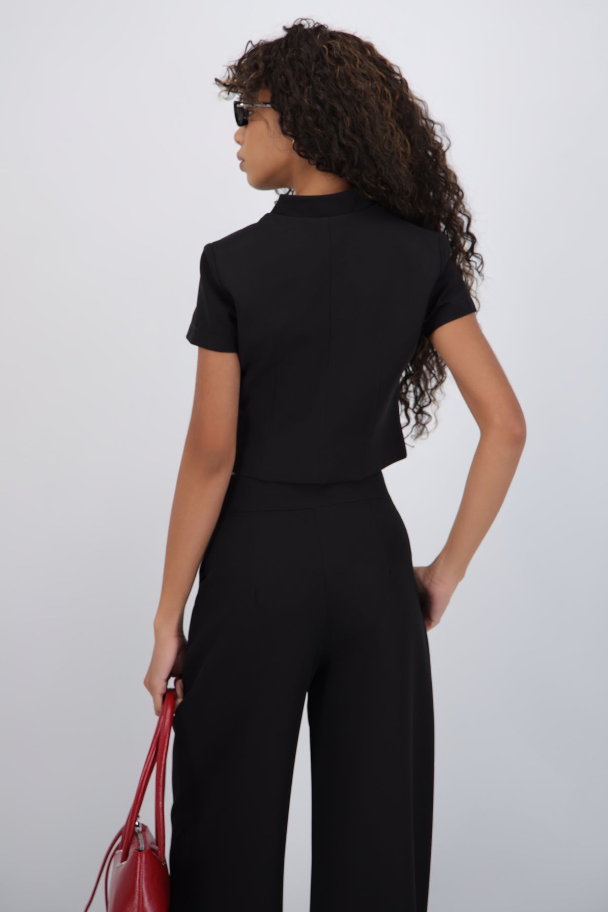 Short Sleeve Top with Unique Details