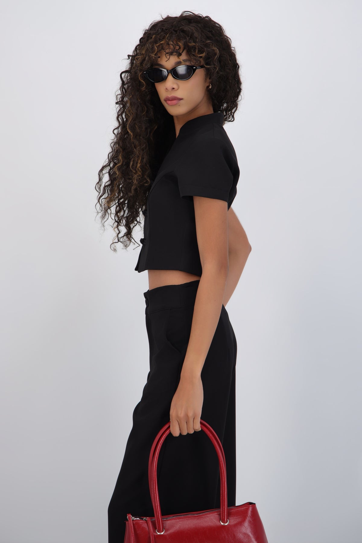 Short Sleeve Top with Unique Details