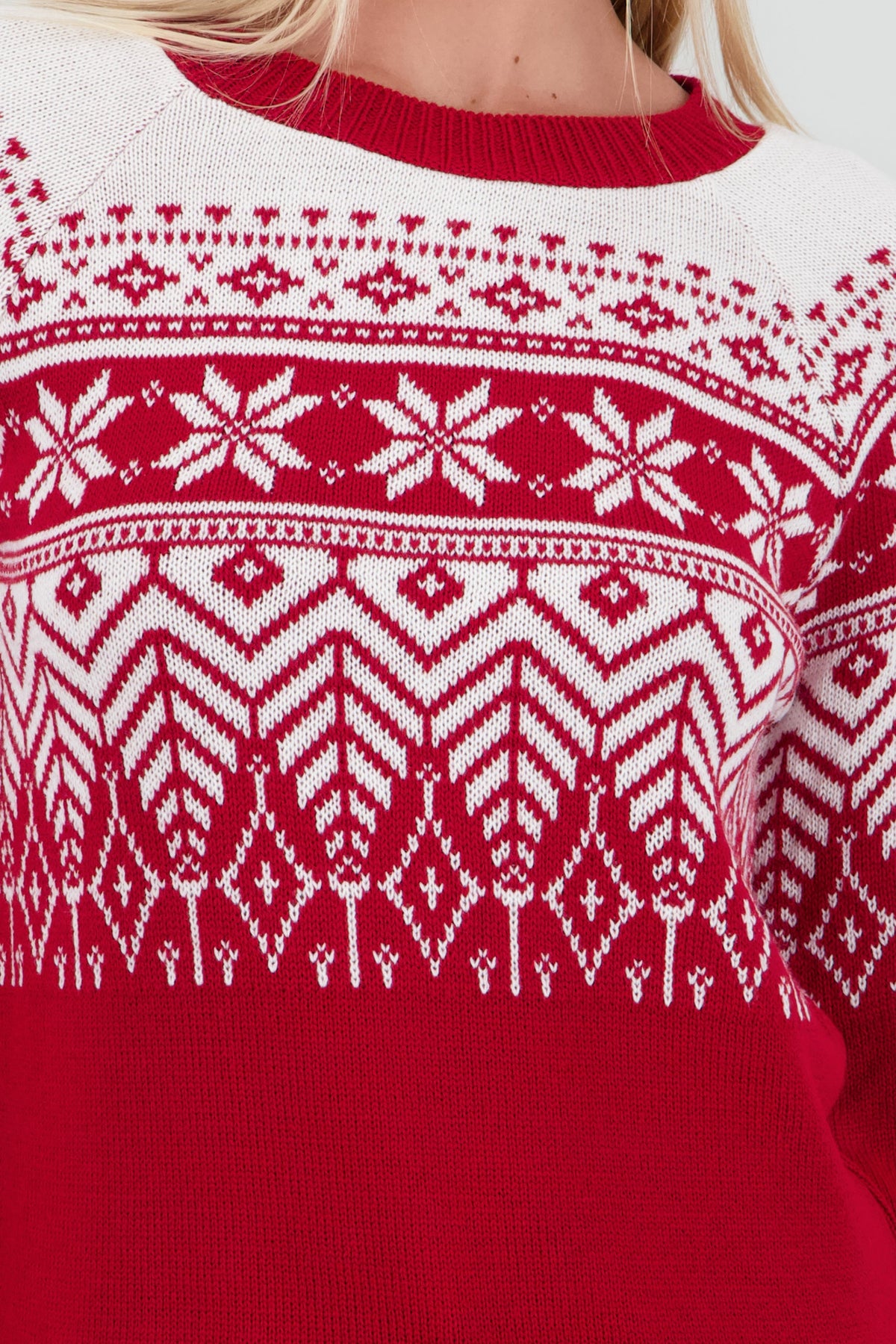 Christmas print sweater