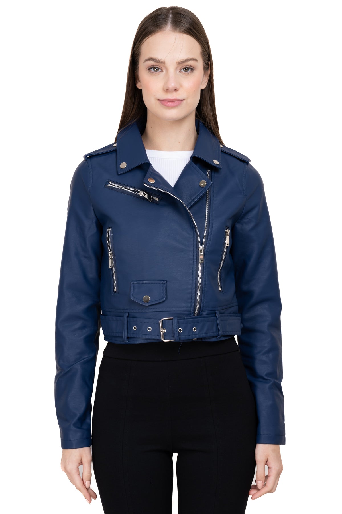 Biker Jacket with Zipper
