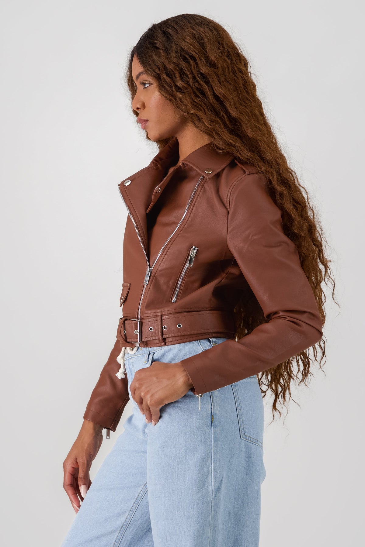 Biker Jacket with Zipper