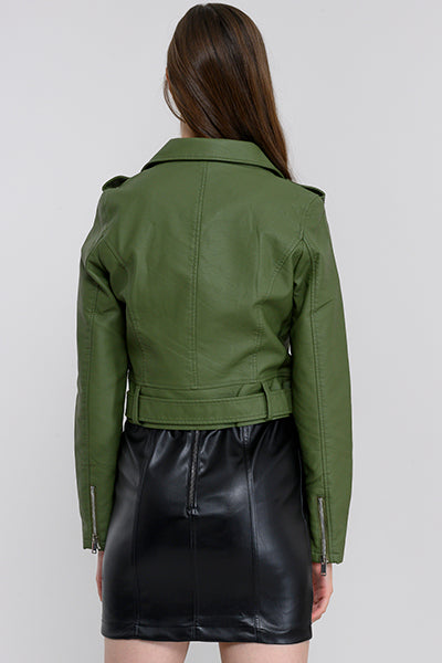Biker Jacket with Zipper