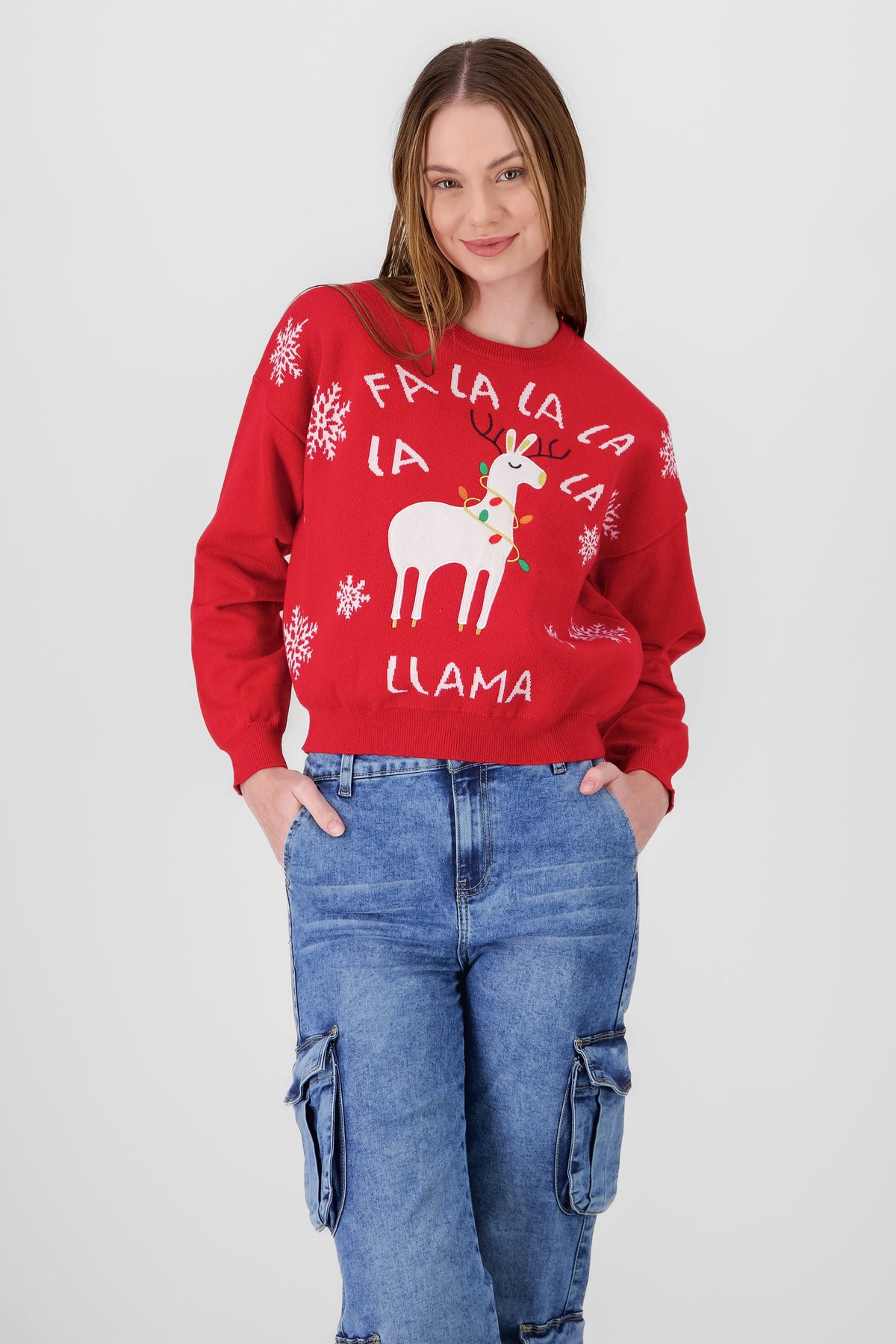 Christmas Sweater Llama