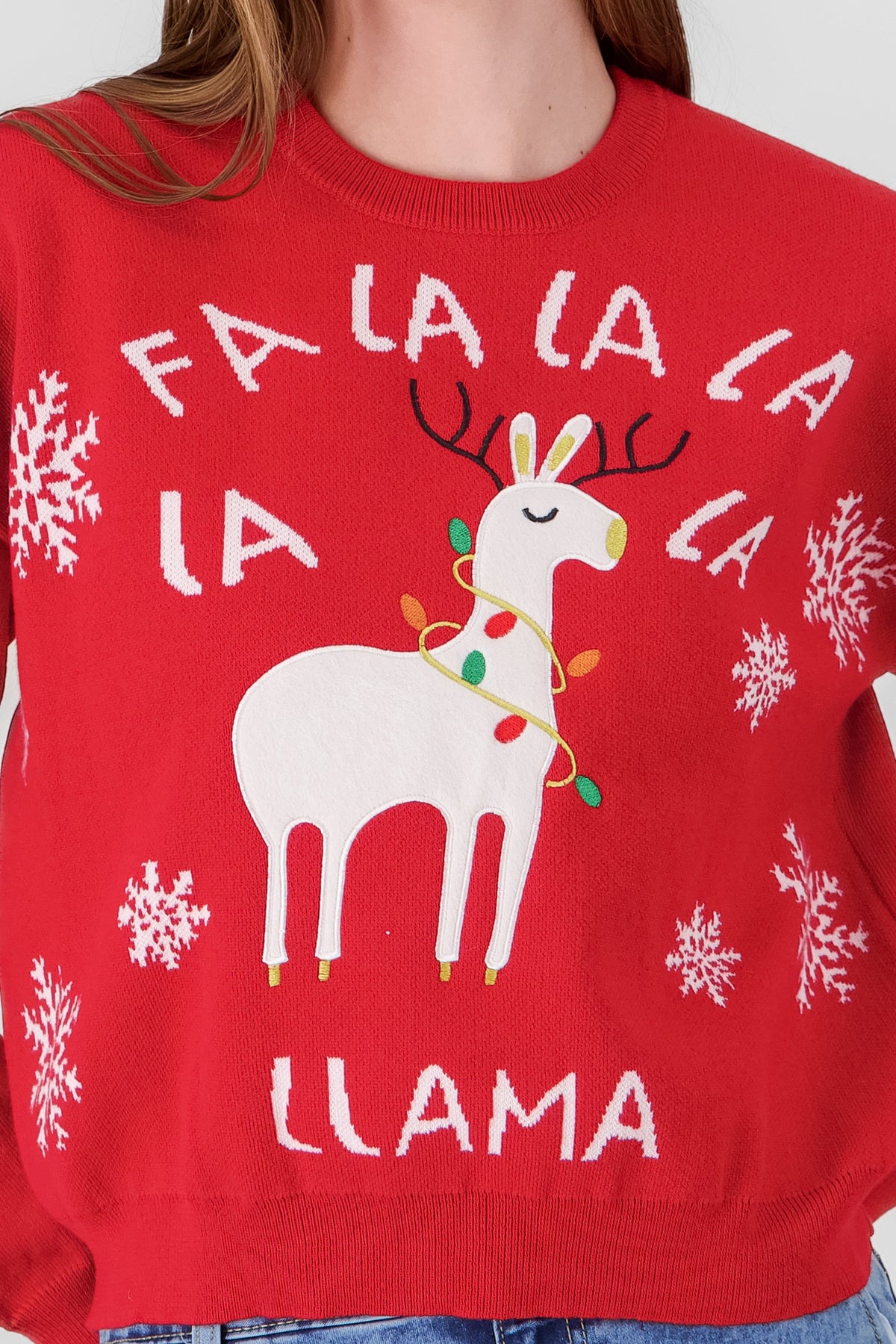 Christmas Sweater Llama