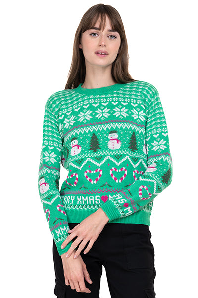 Snowman Christmas sweater JADE