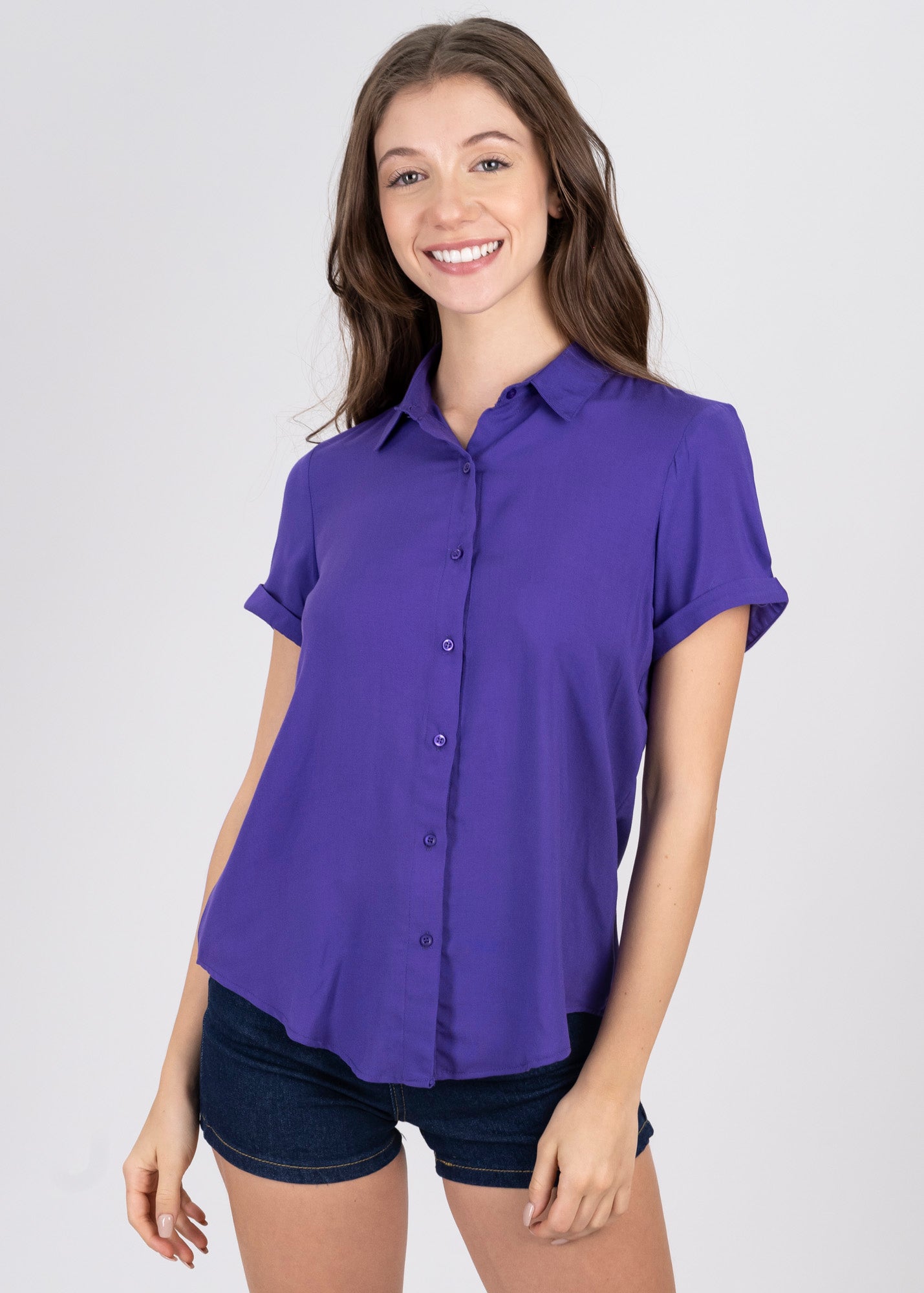 Short sleeved blouse GRAPE