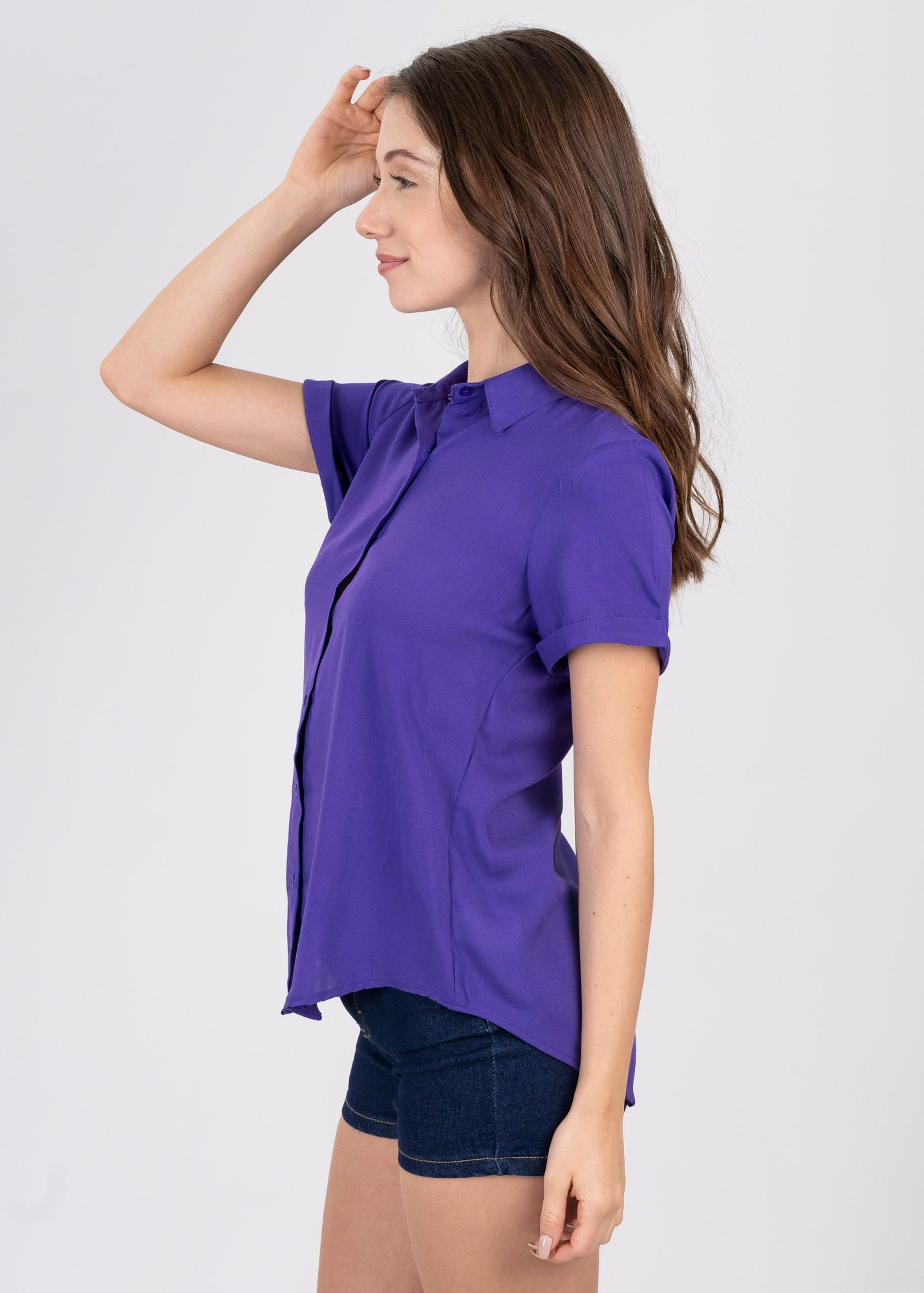 Short sleeved blouse GRAPE