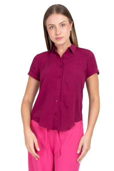 Short sleeved blouse GRAPE